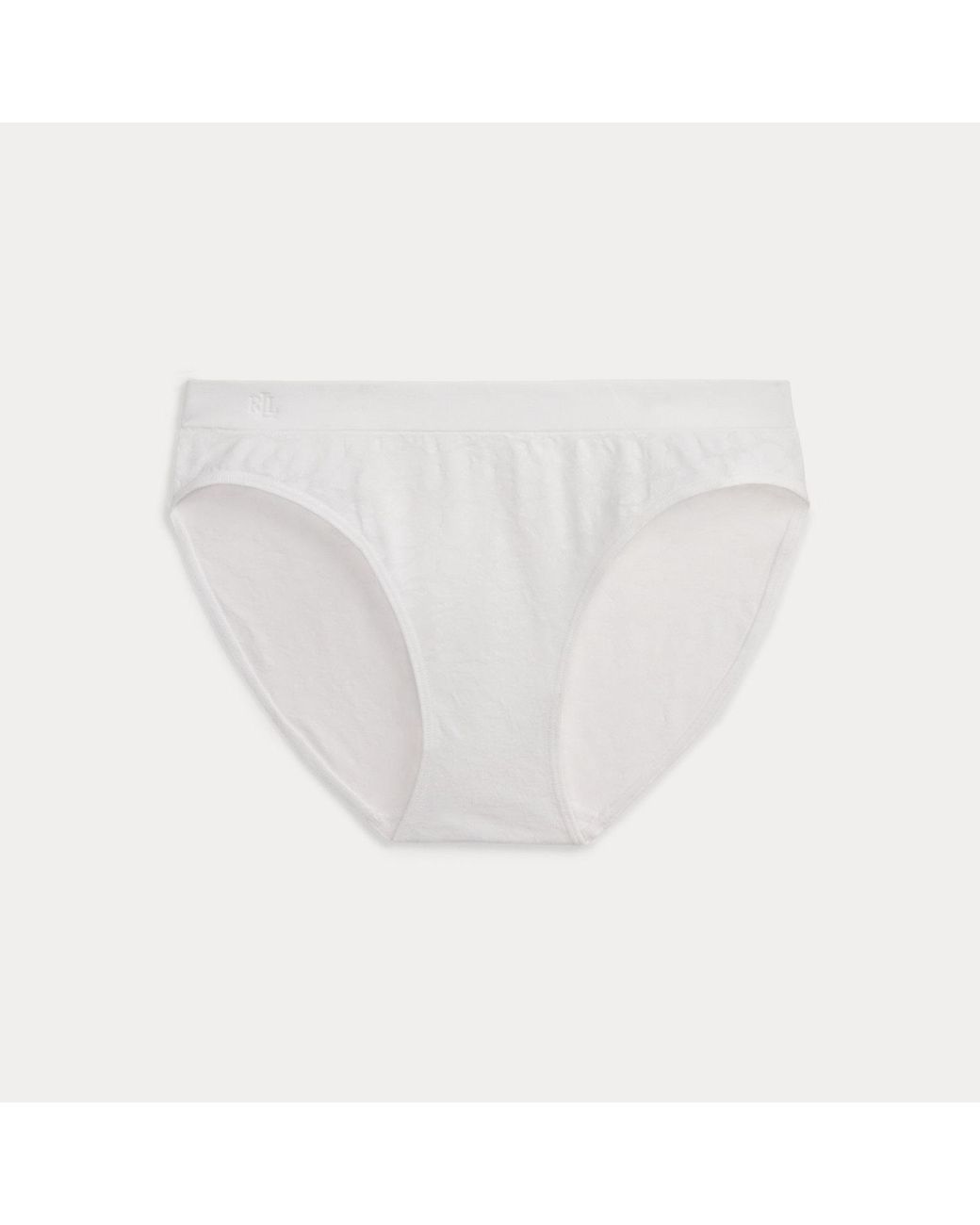 Ralph Lauren White Floral Bikini Brief