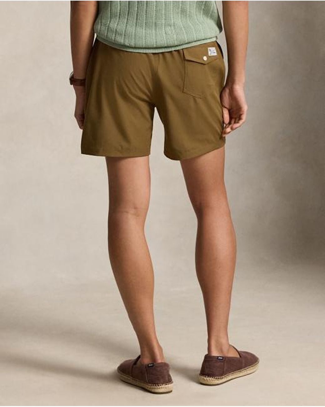 Polo Ralph Lauren Green 14.5-Cm Traveller Swimming Trunks for men