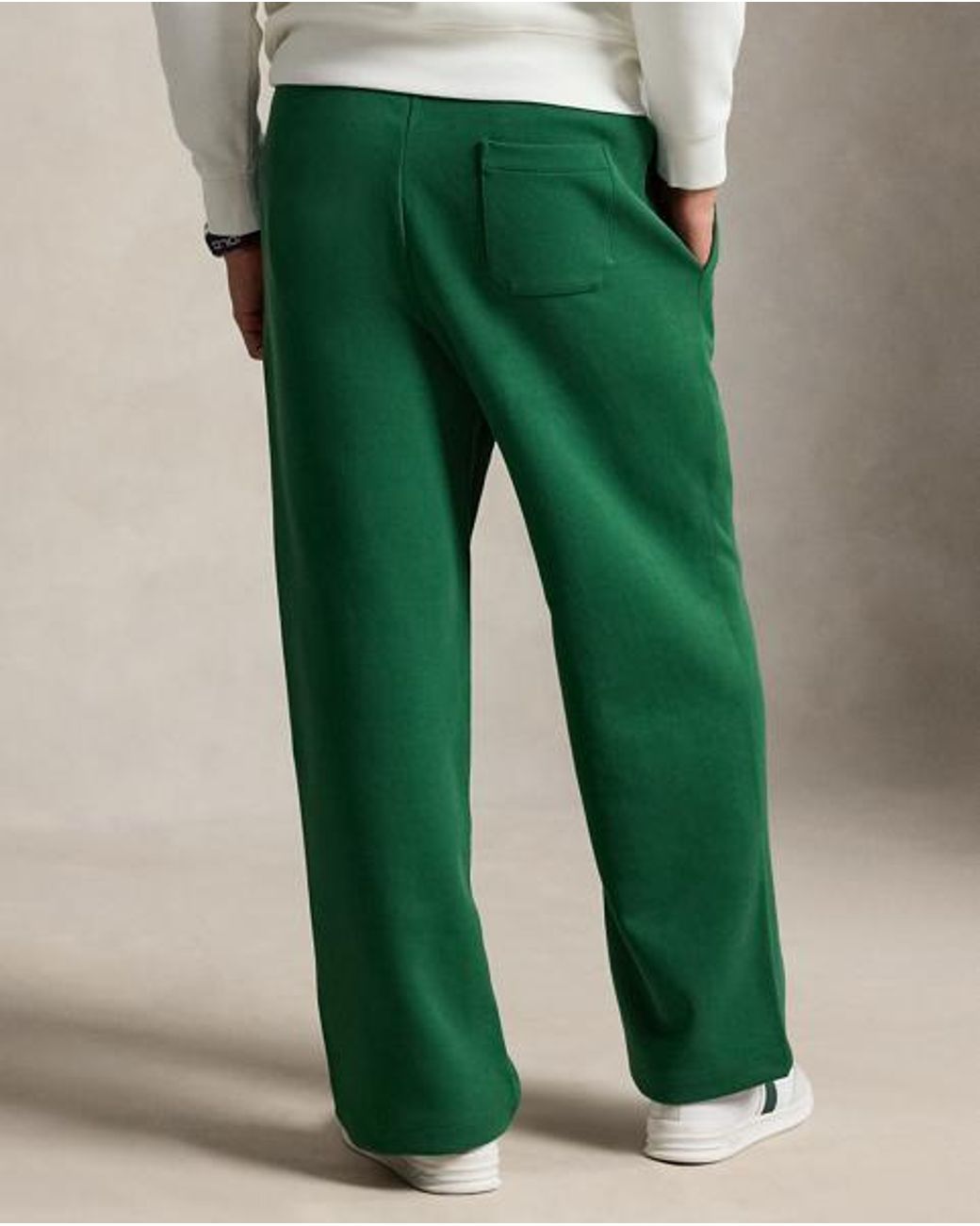 Polo Ralph Lauren Green Relaxed Fit Double-Knit Tracksuit Bottom for men