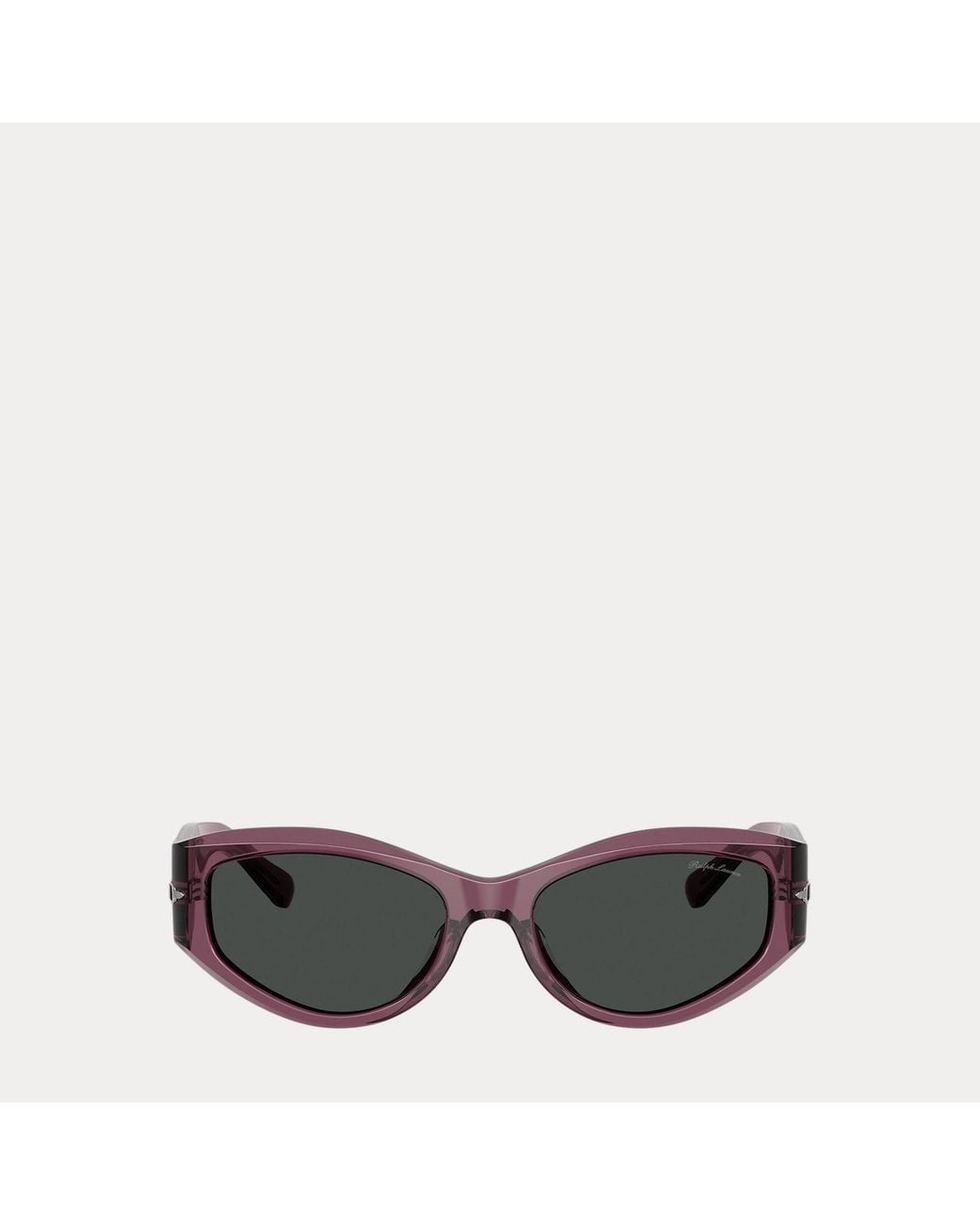 Ralph Lauren Purple Stirrup Rectangle Sunglasses