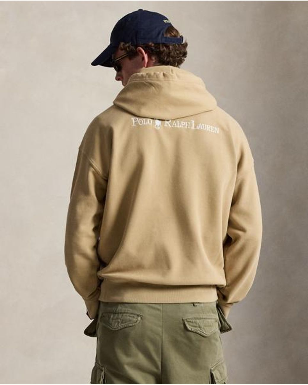 Polo Ralph Lauren Natural Relaxed Fit Logo Fleece Hoodie for men