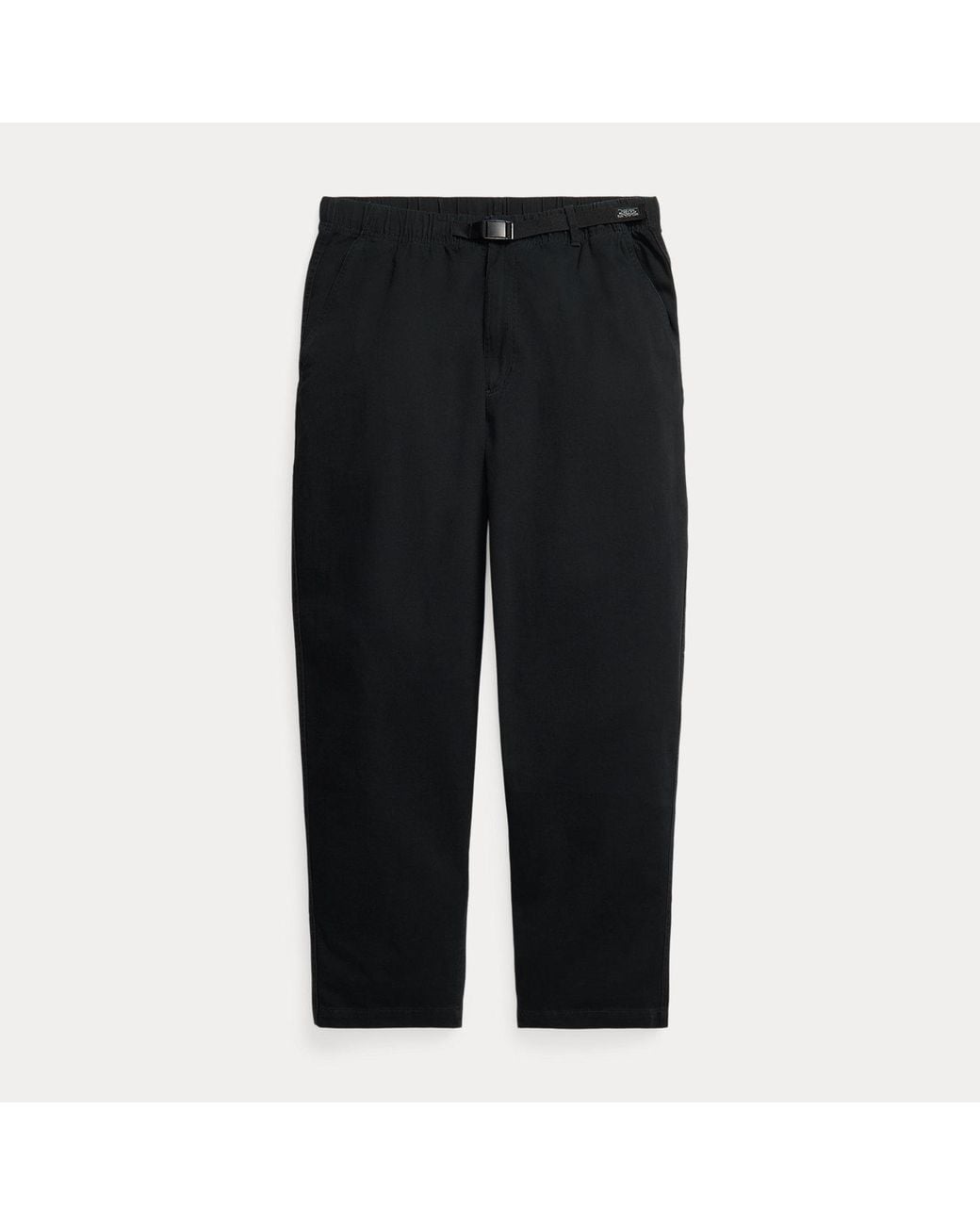 Polo Ralph Lauren Black Trailster Relaxed Fit Twill Trousers for men