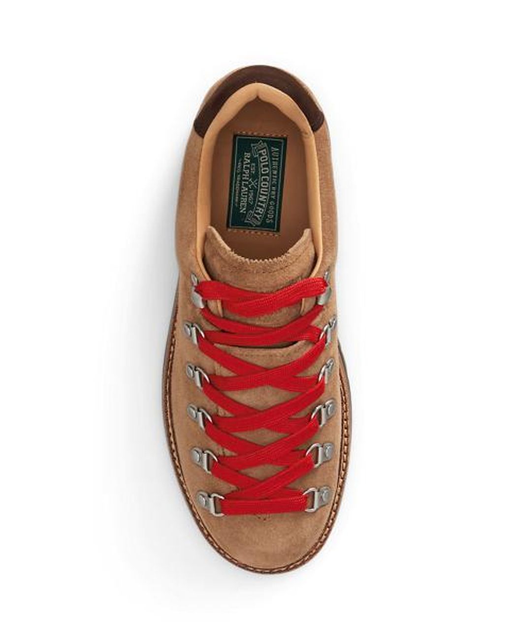Polo Ralph Lauren Brown Alpine Low Suede Trail Shoe for men