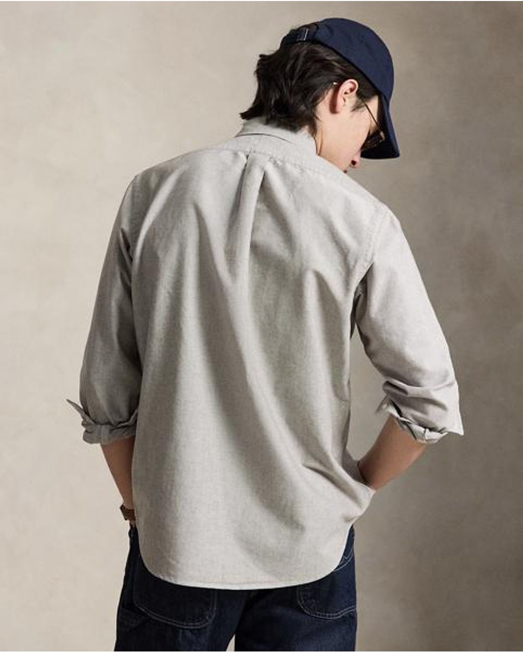 Polo Ralph Lauren Gray The Iconic Oxford Shirt for men