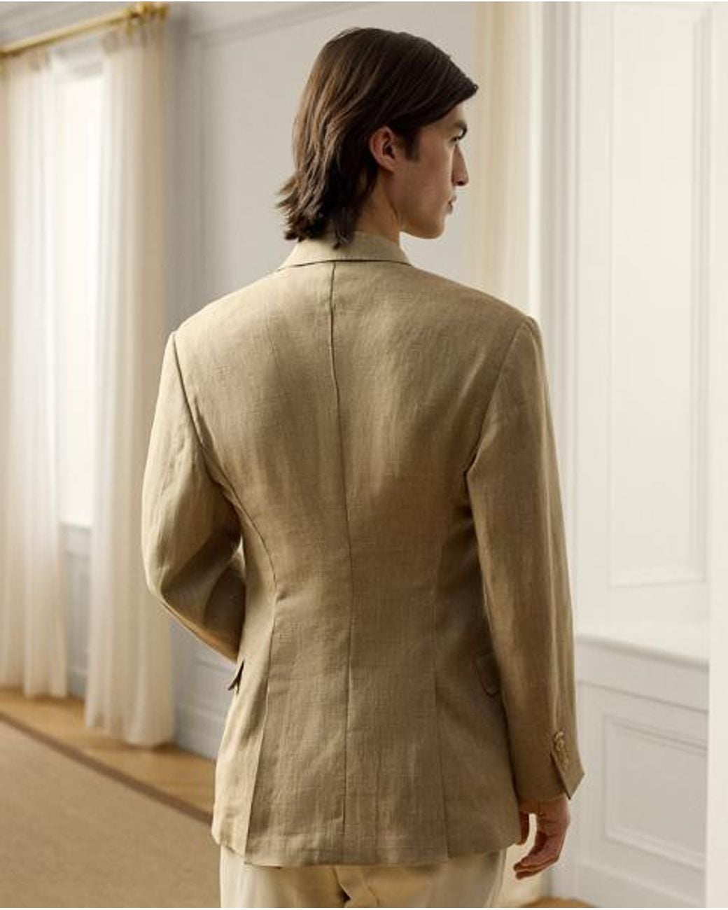Ralph Lauren Natural Glenn Hand-Tailored Suit Jacket for men