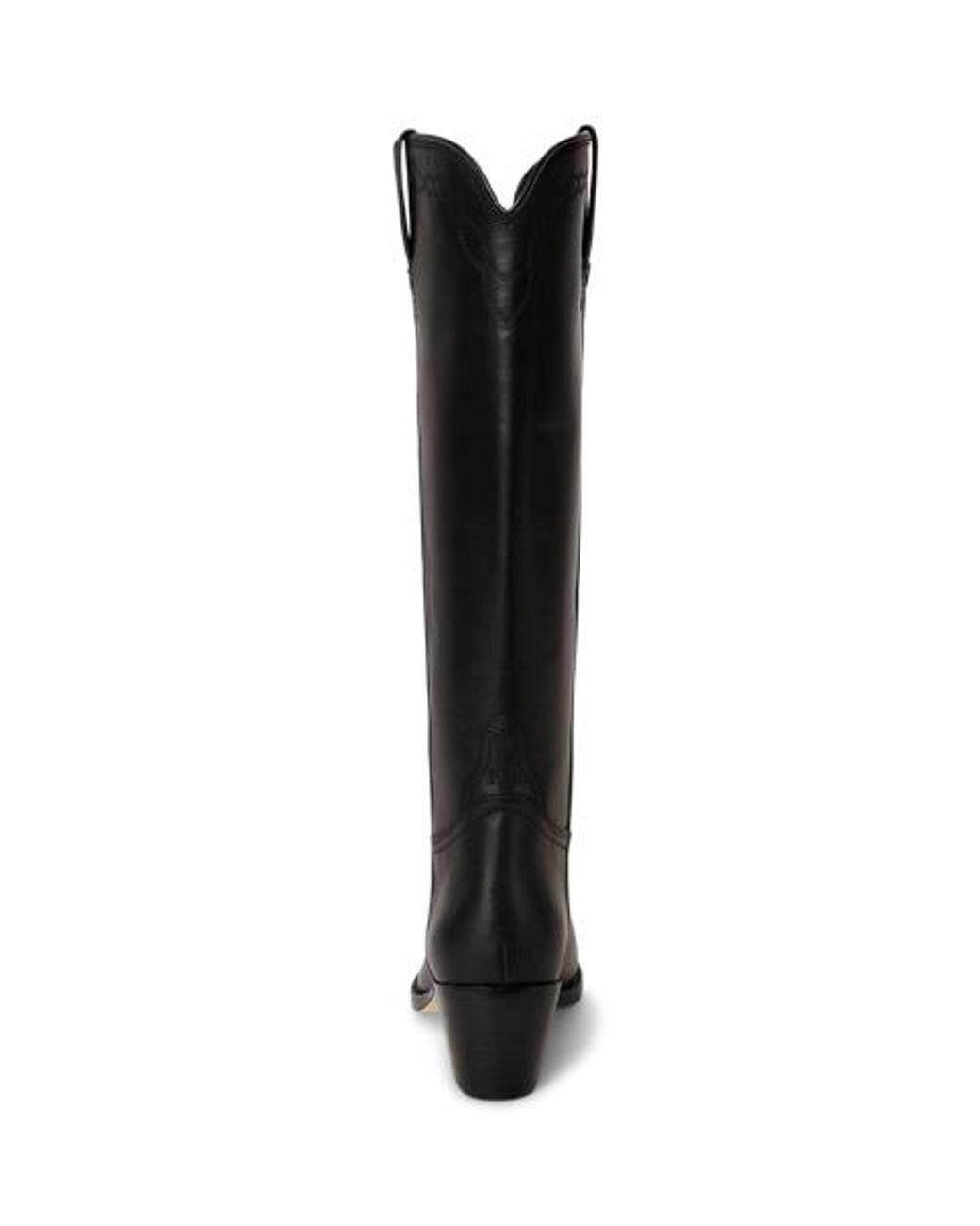 Ralph Lauren Black Harpher Calfskin Tall Boot