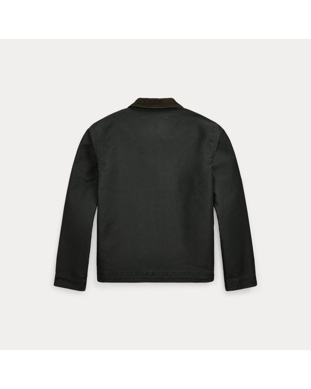 RRL Black Corduroy-Collar Cotton Deck Jacket for men
