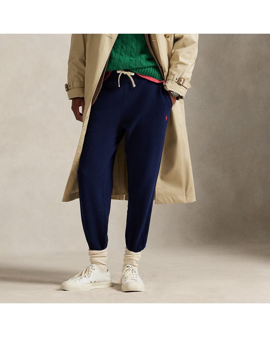 Polo Ralph Lauren Blue The Rl Fleece Tracksuit Bottoms for men