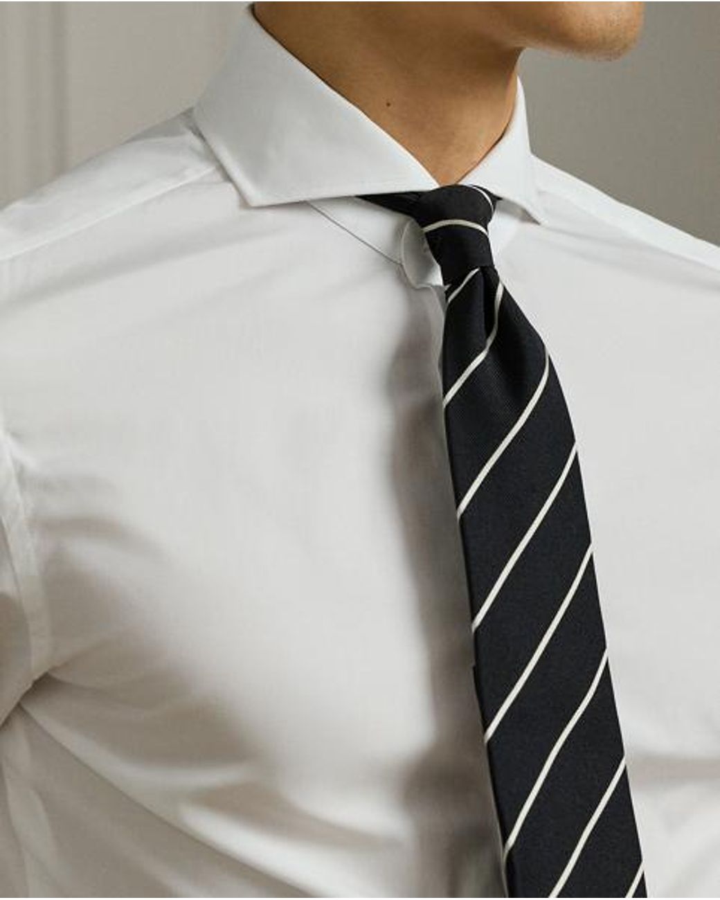Ralph Lauren White Poplin French Cuff Shirt for men