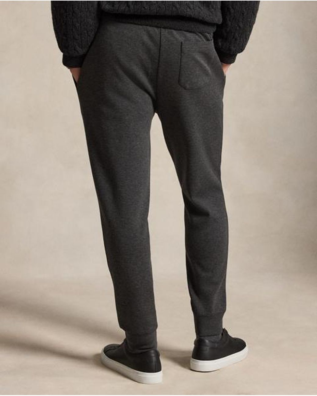Polo Ralph Lauren Gray Double-Knit Jogging Bottoms for men