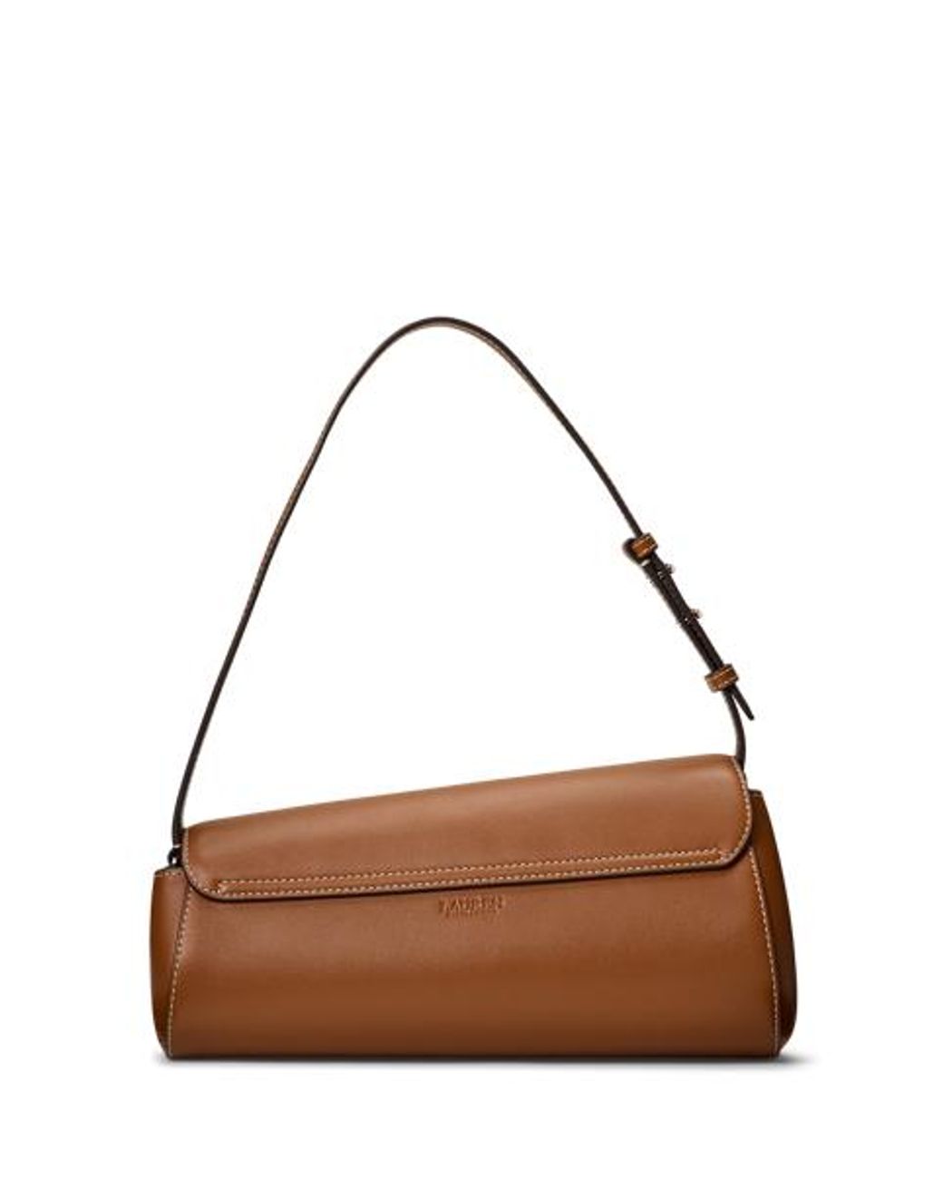 Ralph Lauren Blue Leather Medium Tasha East-West Bag