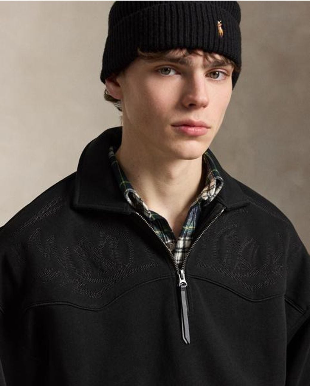 Polo Ralph Lauren Black Polo Ralph Lauren Lauren Yankees Sweatshirt for men