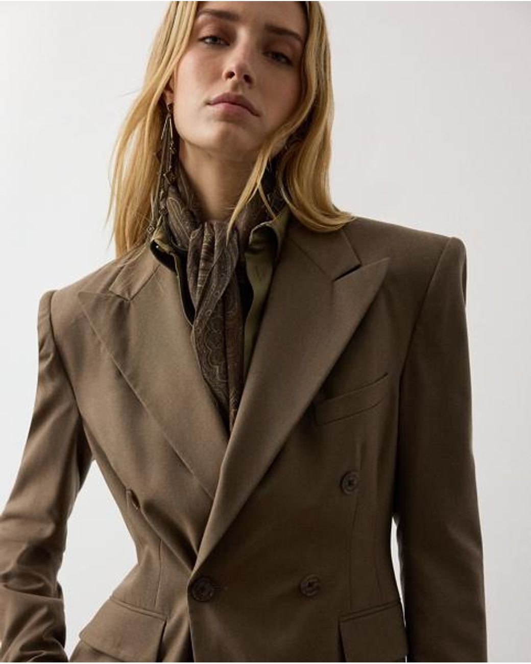 Ralph Lauren Green Armond Wool-Blend Jacket