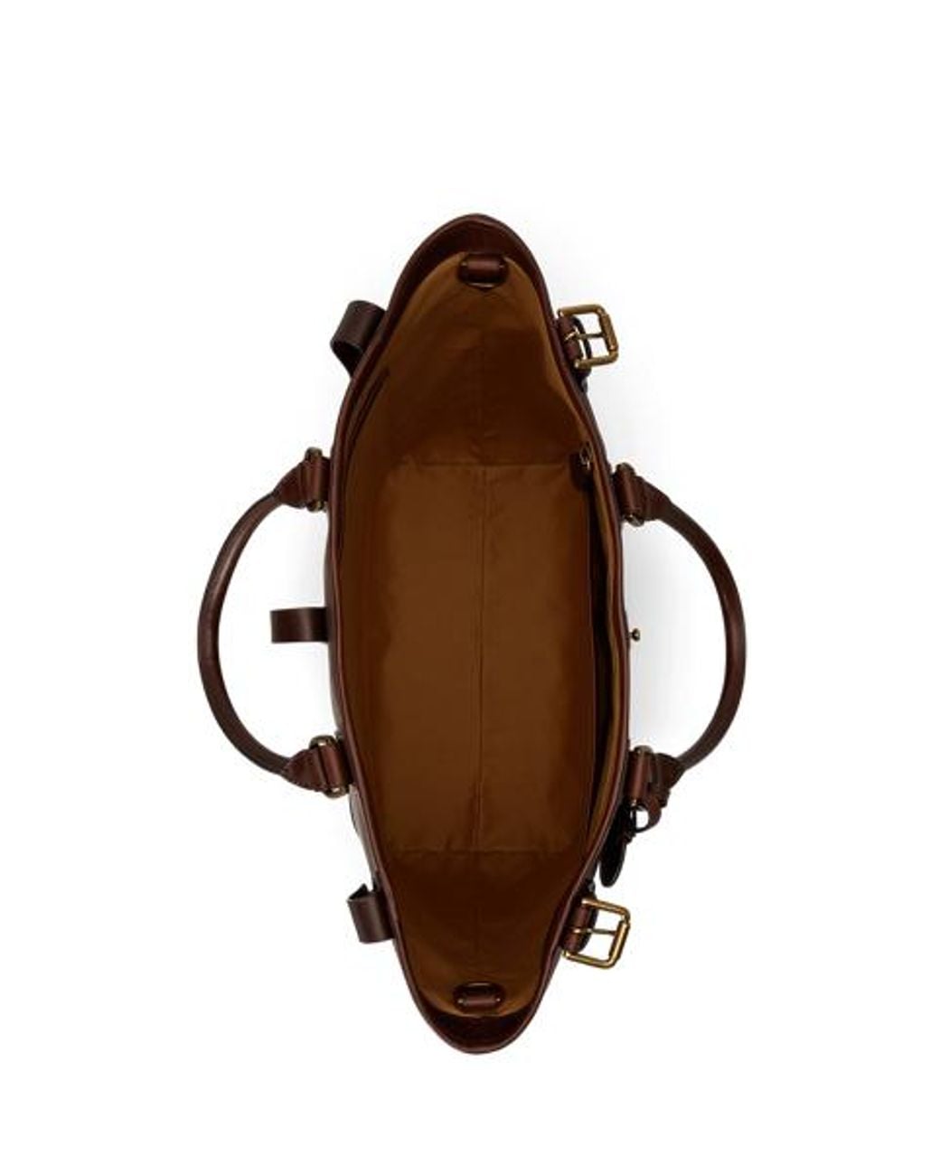 Polo Ralph Lauren Brown Heritage Leather Medium Tote for men