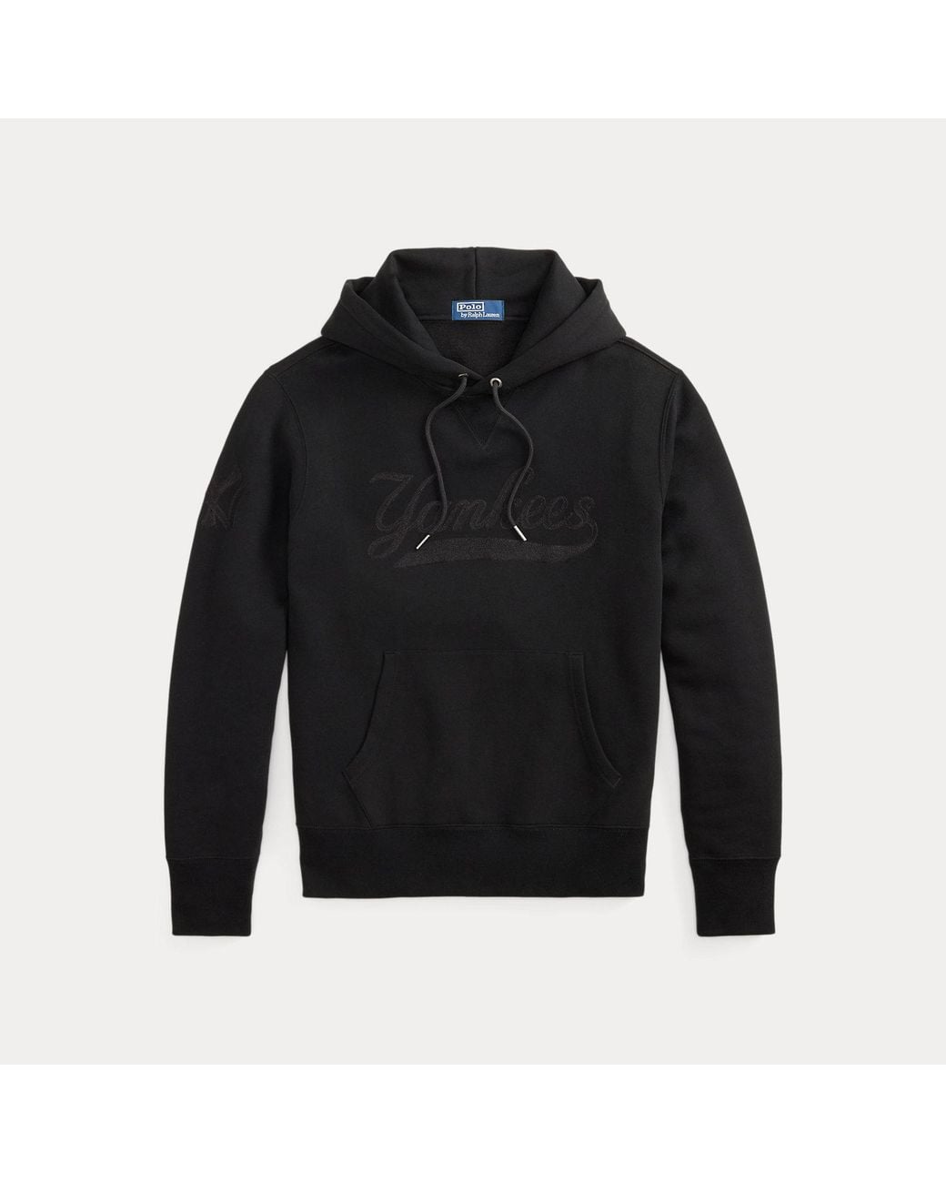 Polo Ralph Lauren Black Polo Ralph Lauren Lauren Yankees Hoodie for men