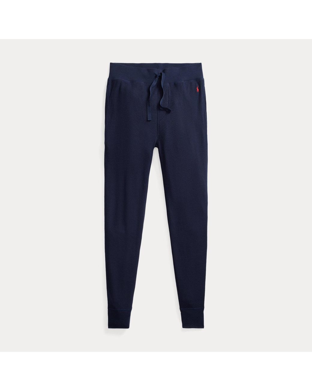 Polo Ralph Lauren Blue Waffle-Knit Sleep Jogger for men