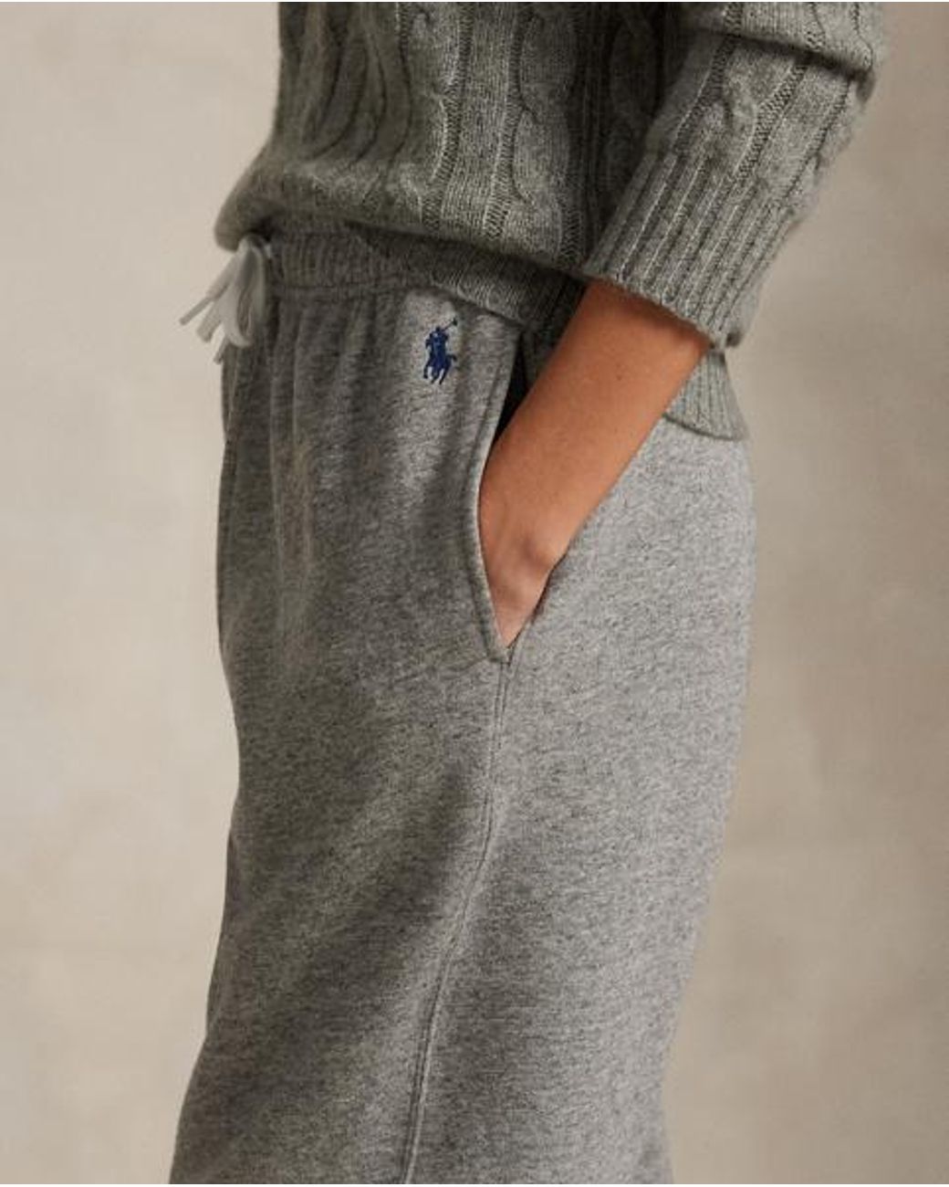 Polo Ralph Lauren Blue Drawstring Fleece Tracksuit Bottoms