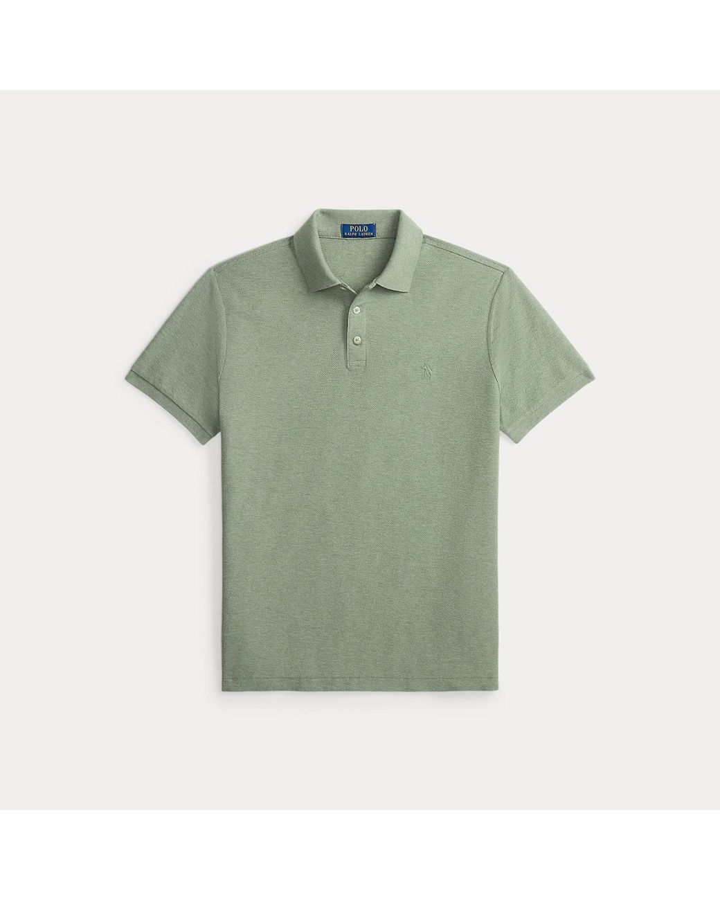 Polo Ralph Lauren Green Custom Slim Fit Honeycomb-Mesh Polo for men