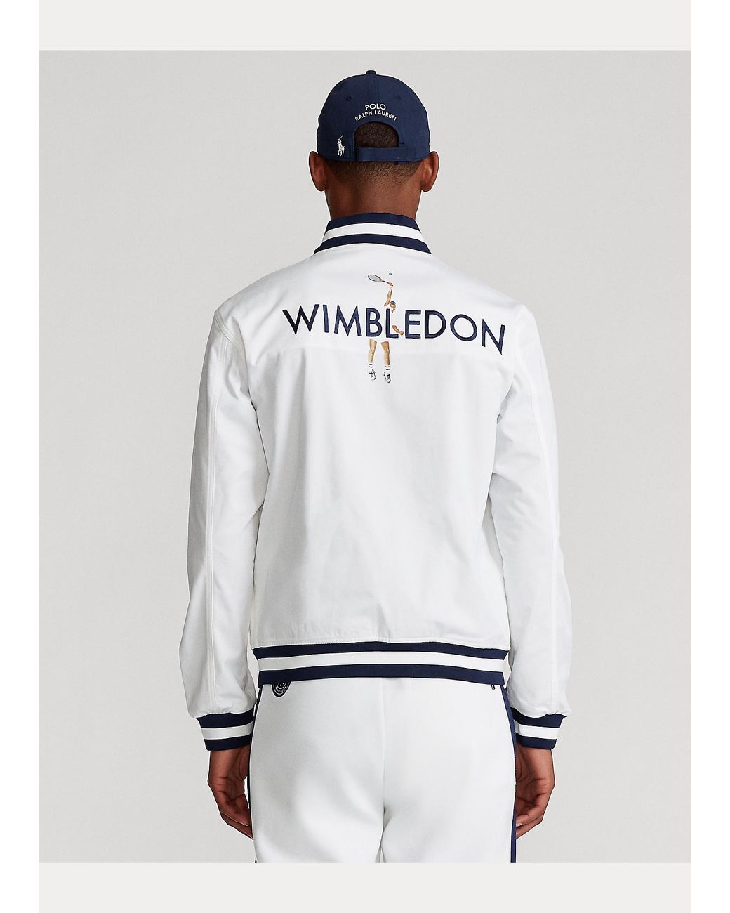 Bomber Wimbledon Ralph Lauren pour homme en coloris Blanc | Lyst