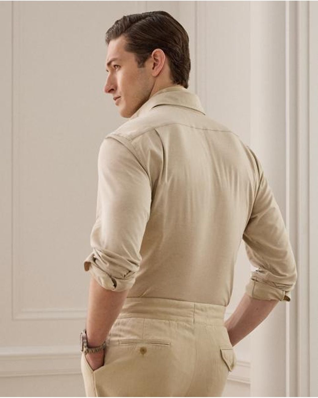 Ralph Lauren Natural Knit Piqué Shirt for men