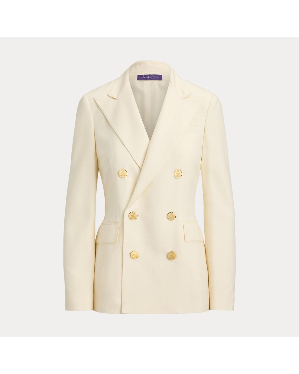 Ralph Lauren Natural Camden Cashmere Jacket