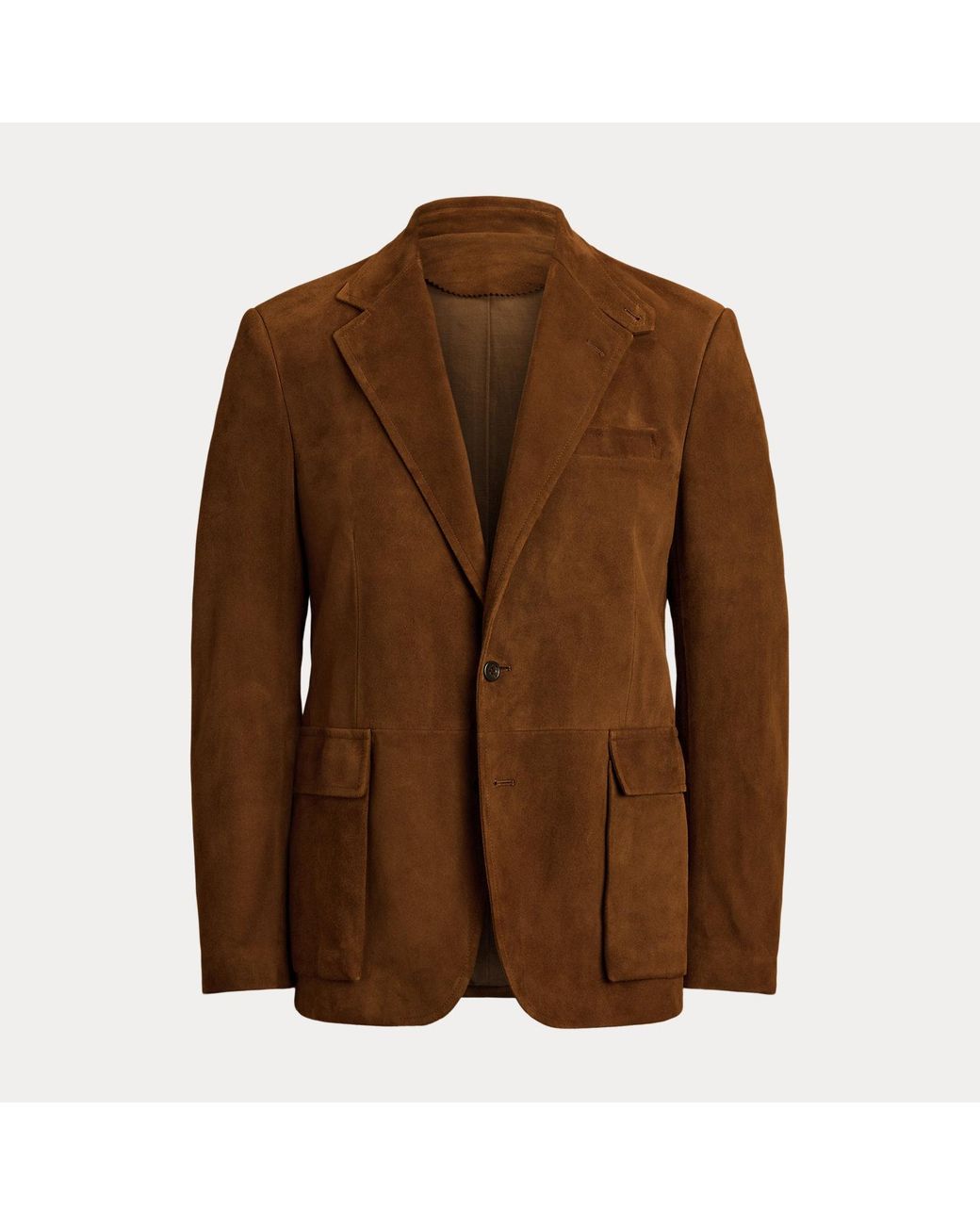 Polo Ralph Lauren Brown The Rl67 Suede Jacket for men