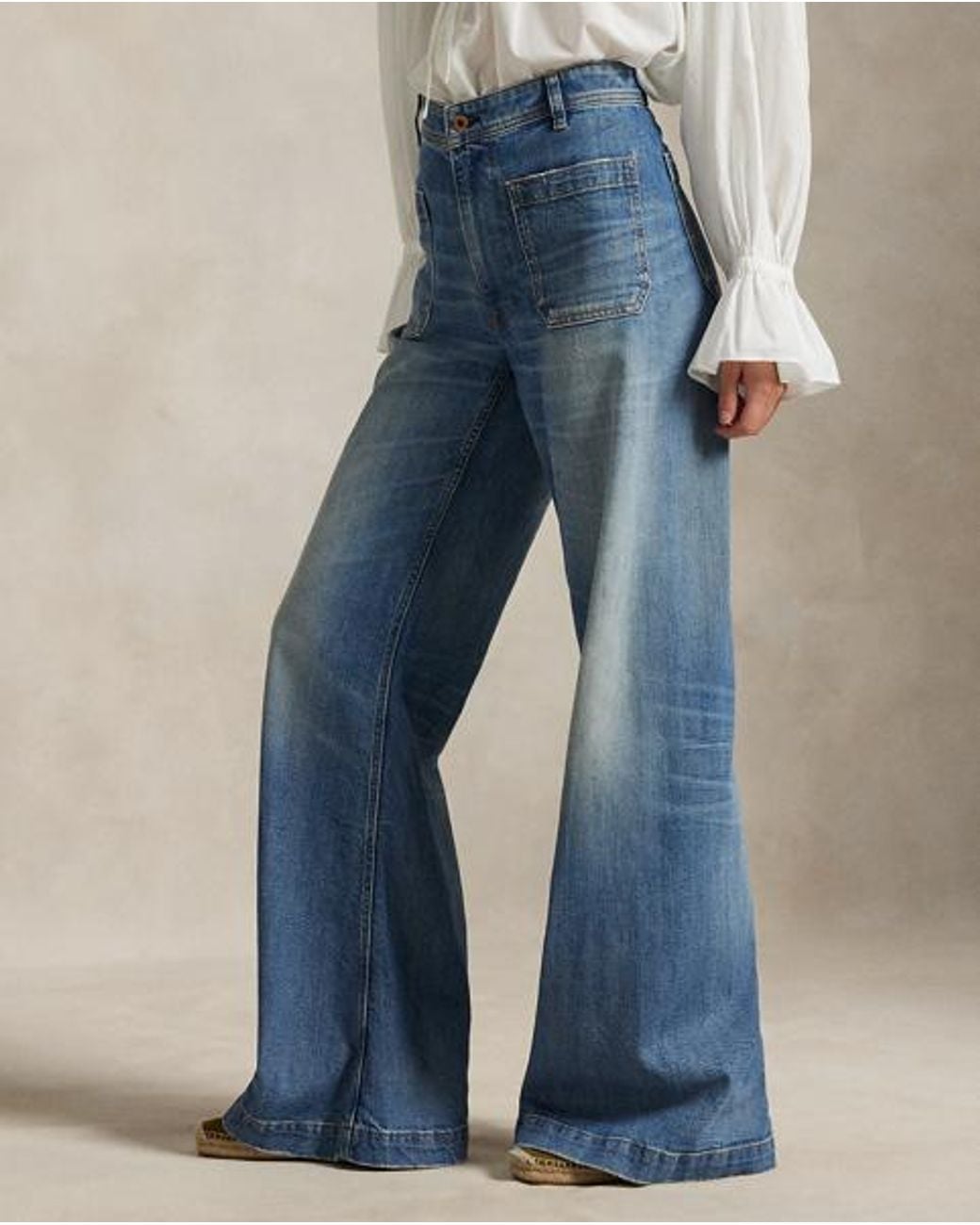 Polo Ralph Lauren Blue High-Rise Boot Jean
