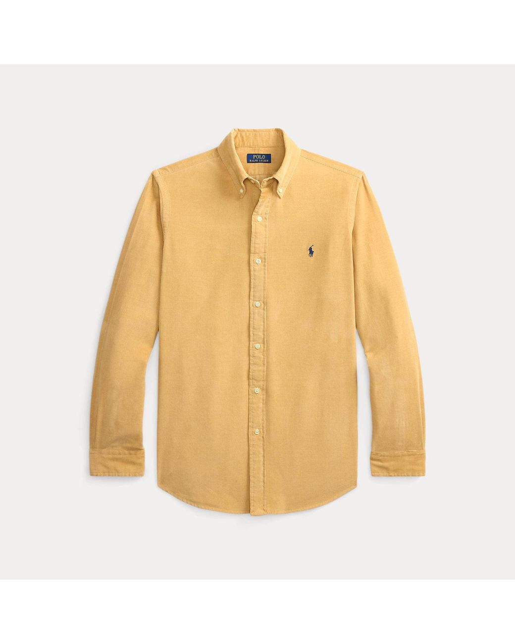 Polo Ralph Lauren Natural Custom Fit Corduroy Shirt for men