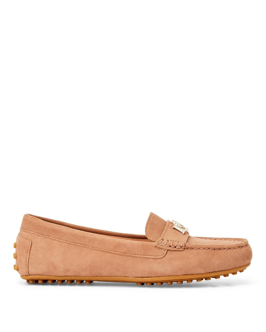 ralph lauren barnsbury suede loafer