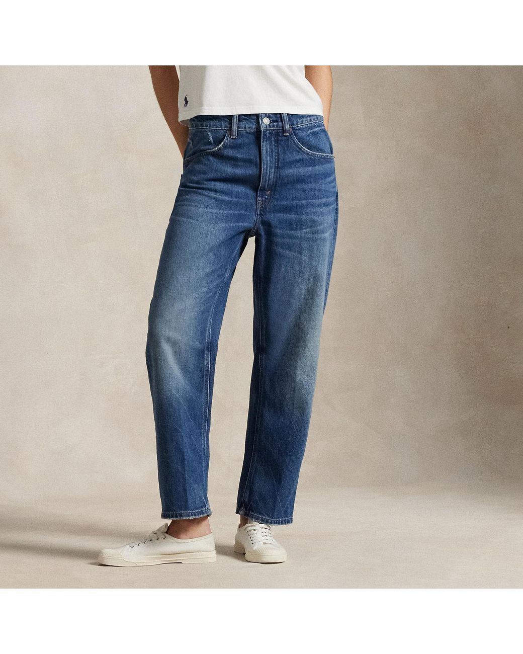Polo Ralph Lauren Blue Relaxed Tapered Jean
