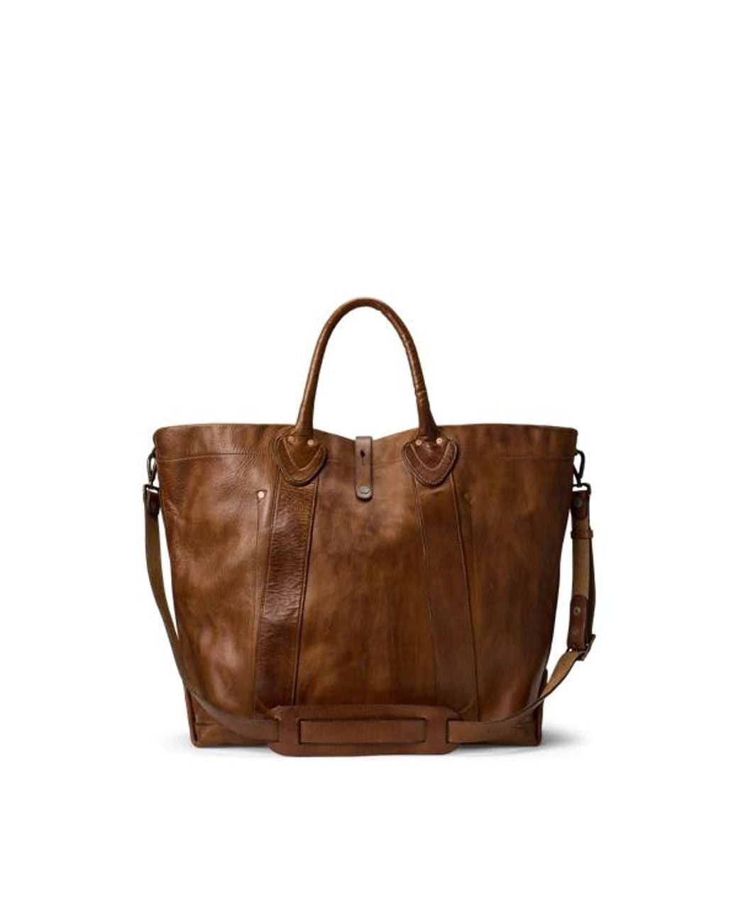RRL Brown Leather Tote for men