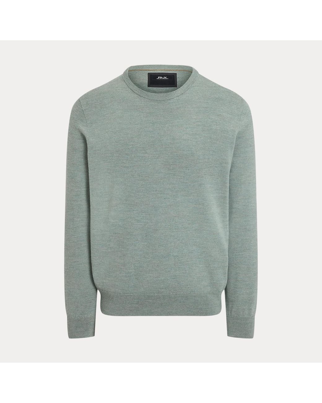 Ralph Lauren Green Wool Crewneck Jumper for men
