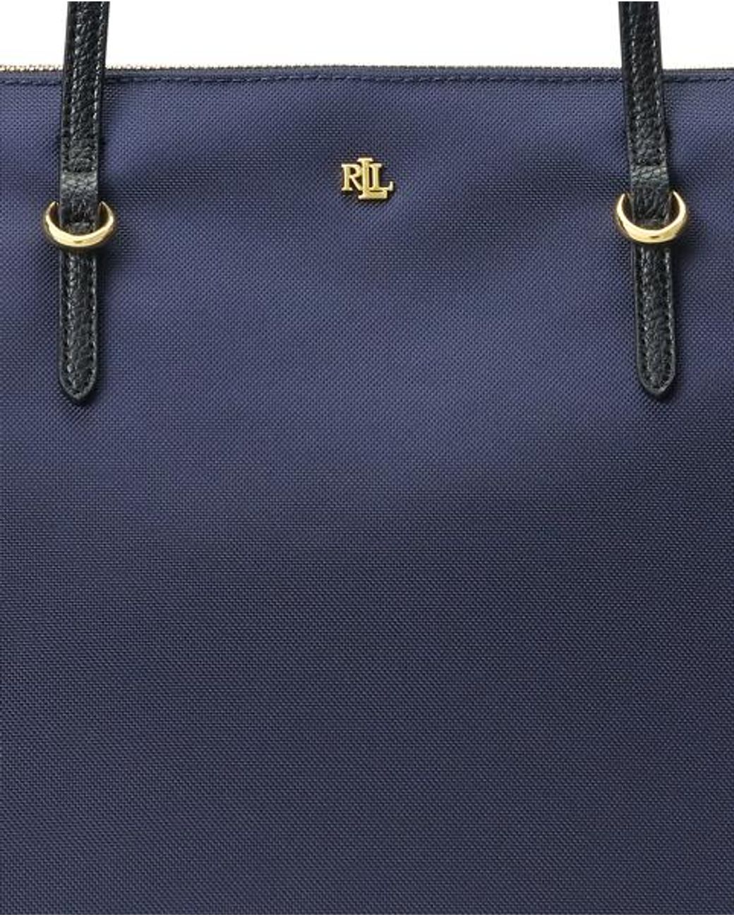 Ralph Lauren Black Nylon Large Keaton Tote Bag