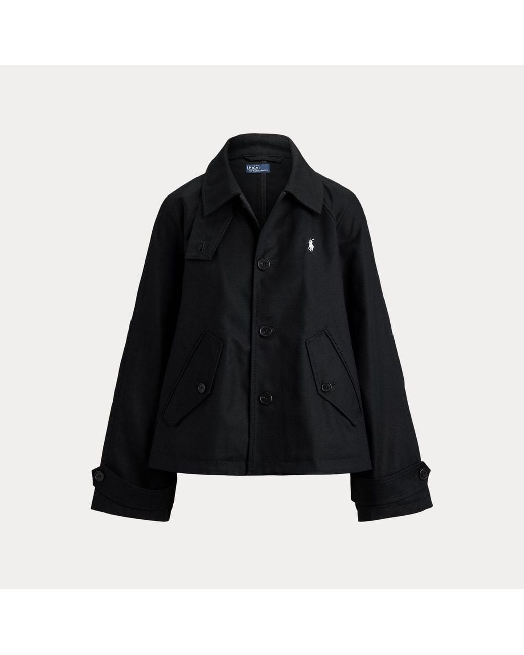 Polo Ralph Lauren Black Cotton Twill Jacket
