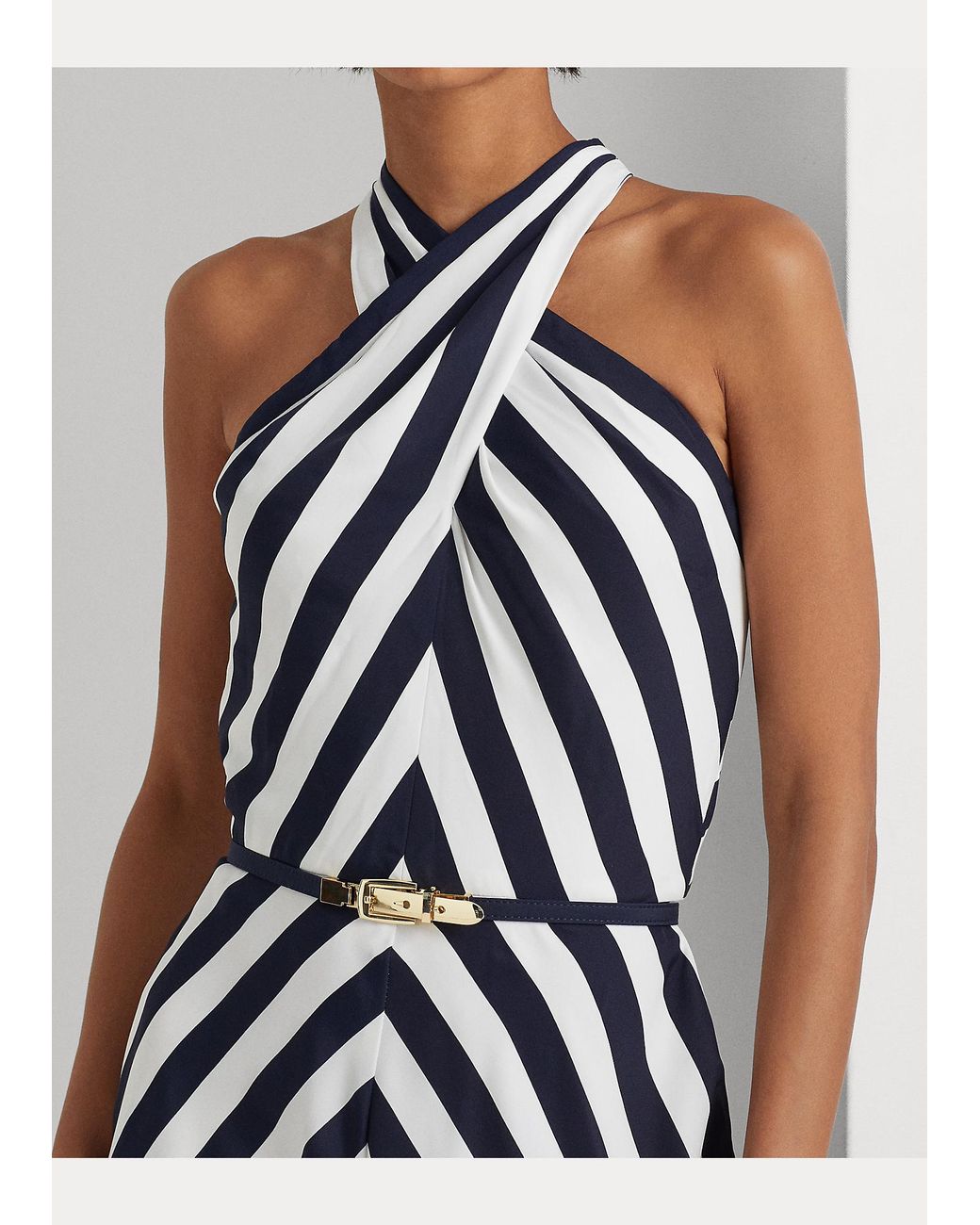 Ralph lauren crepe halter dress Clearance