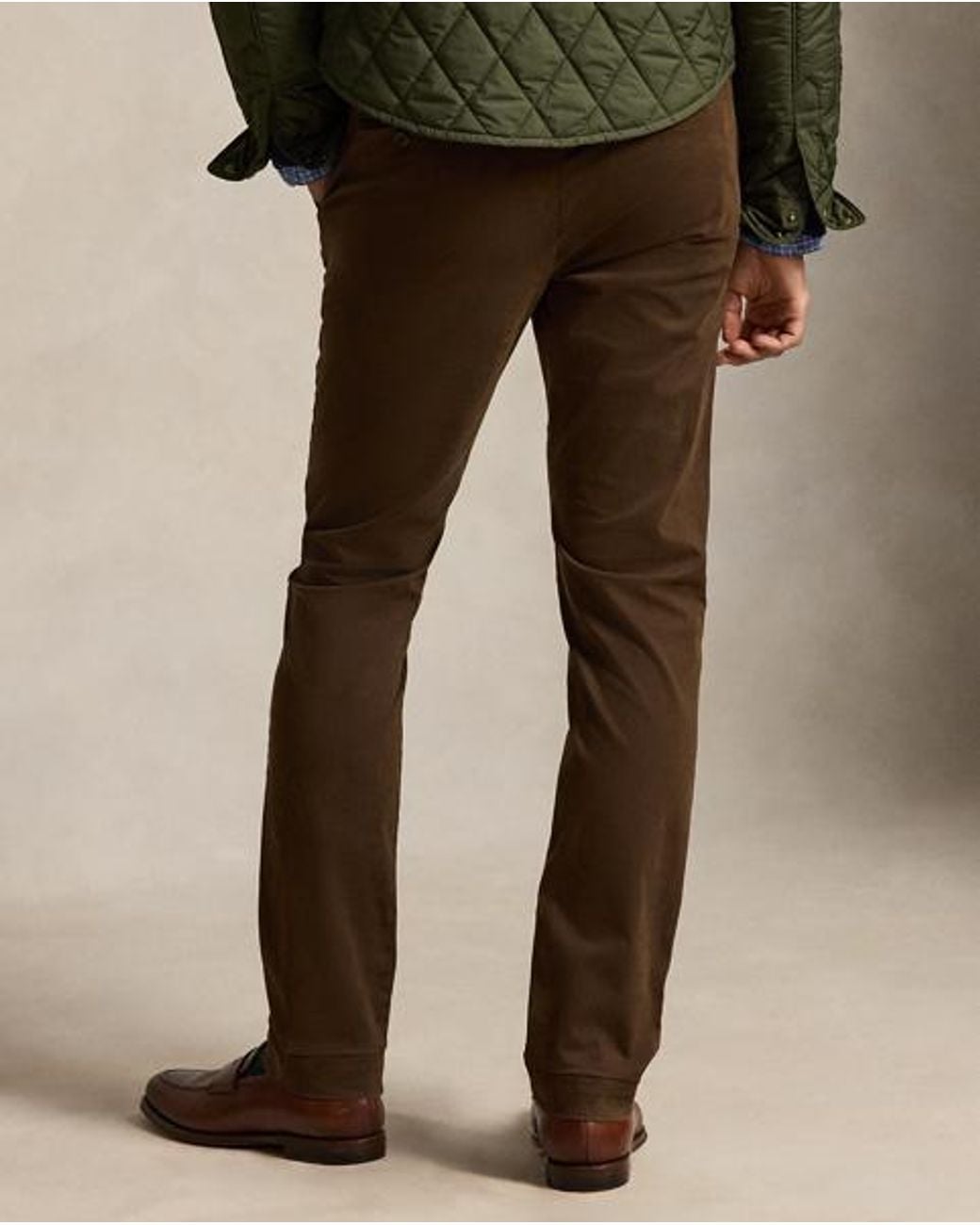 Polo Ralph Lauren Green Jarrett Slim Fit Sateen Trouser for men