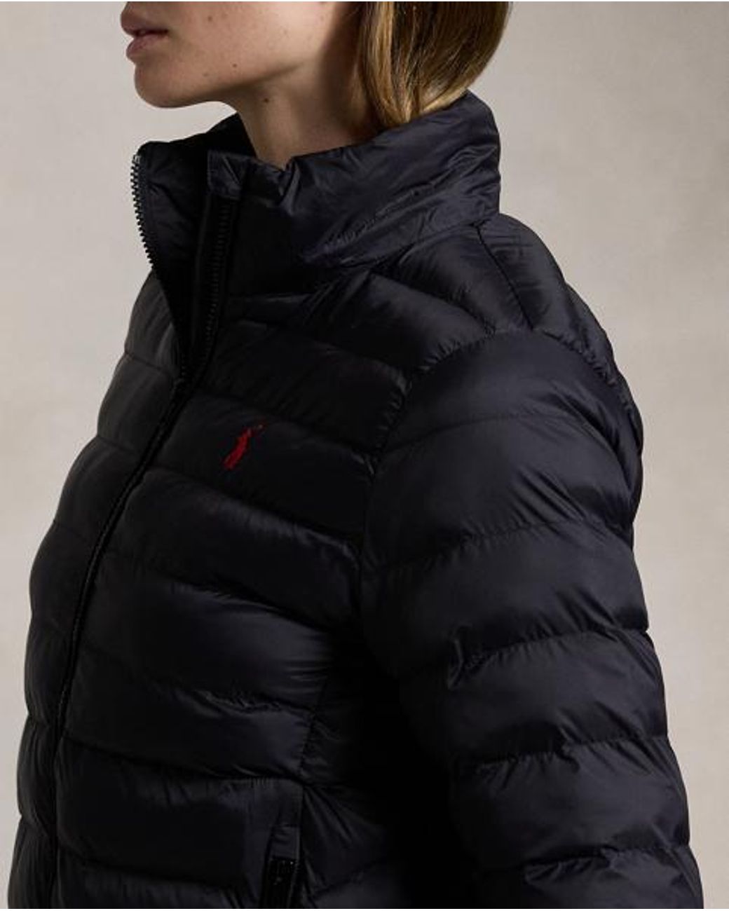 Polo Ralph Lauren Blue Water-Resistant Packable Hooded Jacket
