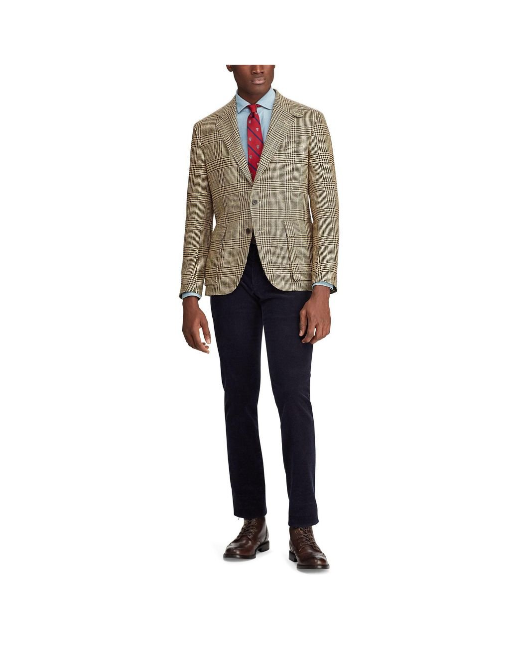 Glen shop plaid jacket