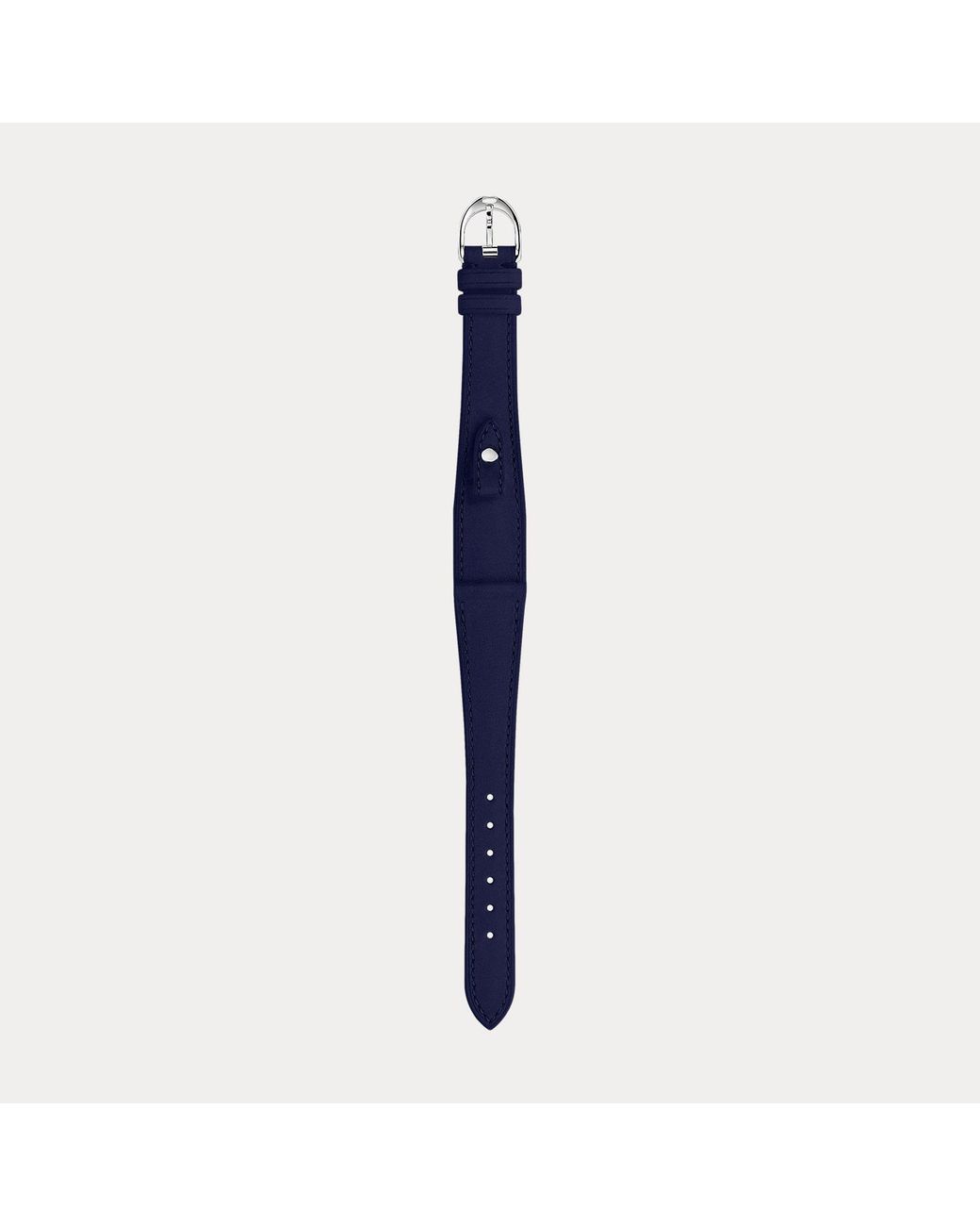 Ralph Lauren Blue Petite Stirrup Calfskin Watch Strap