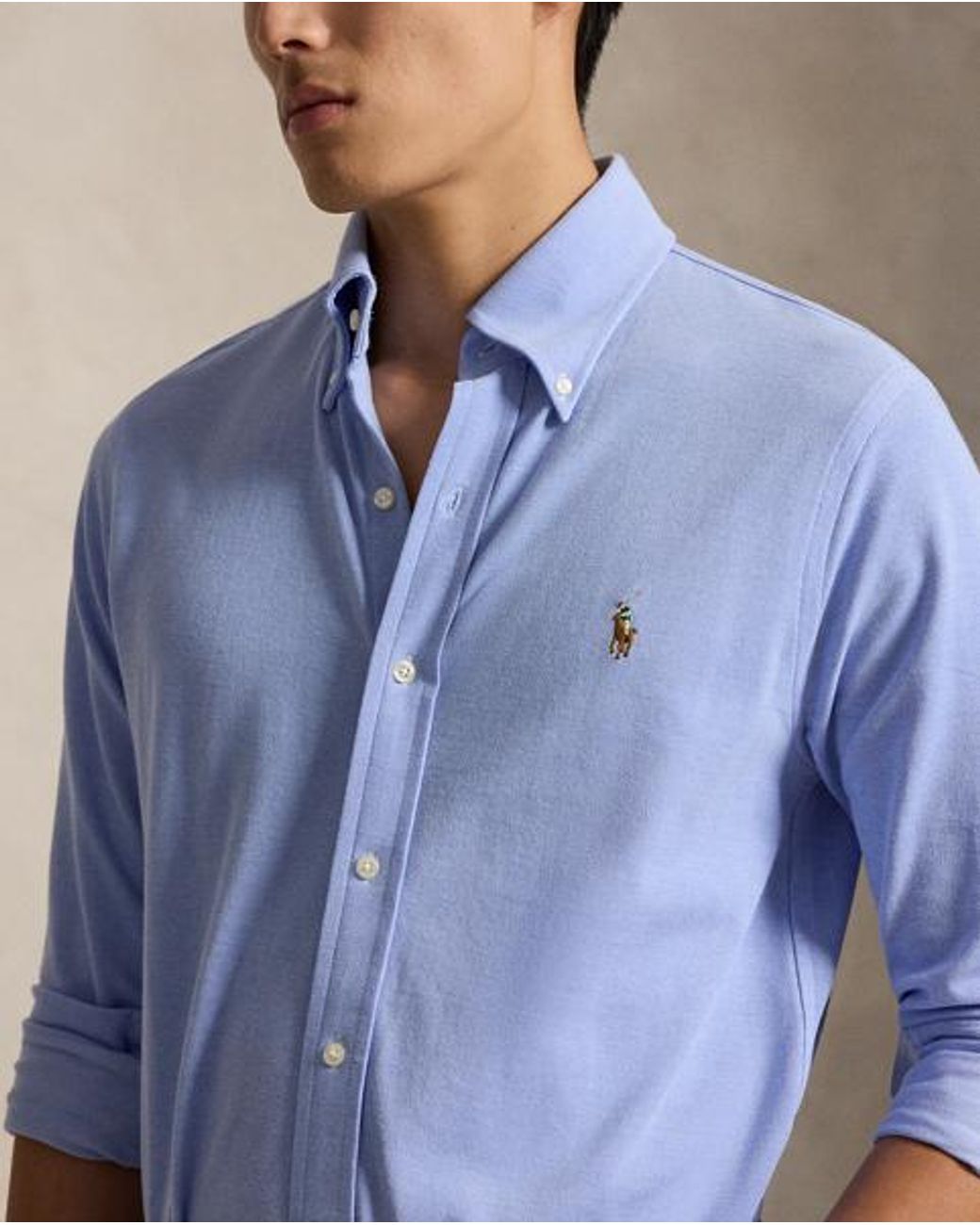 Polo Ralph Lauren Natural Knit Oxford Shirt for men