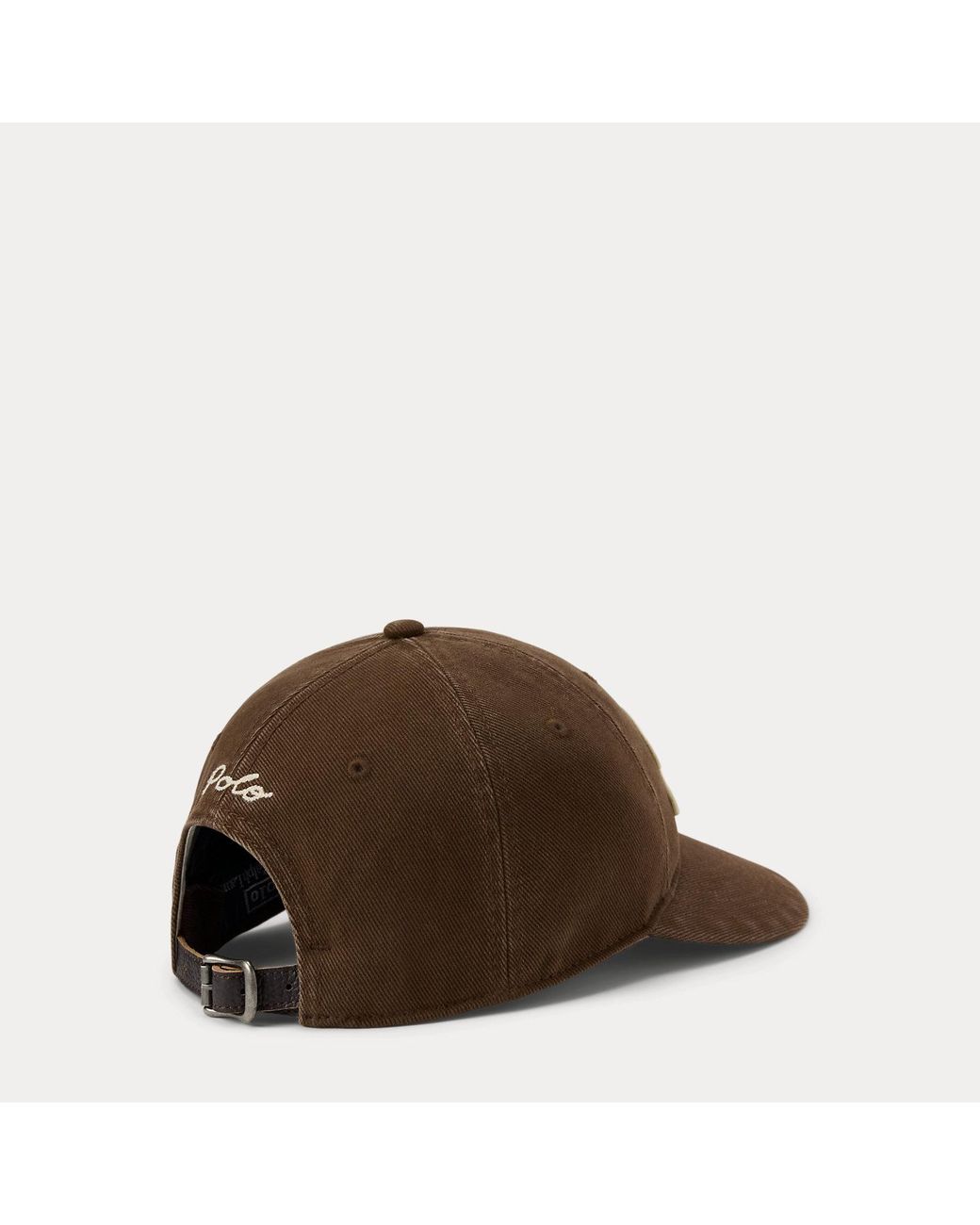 Polo Ralph Lauren Brown The Ralph Lauren Logo Twill Ball Cap for men