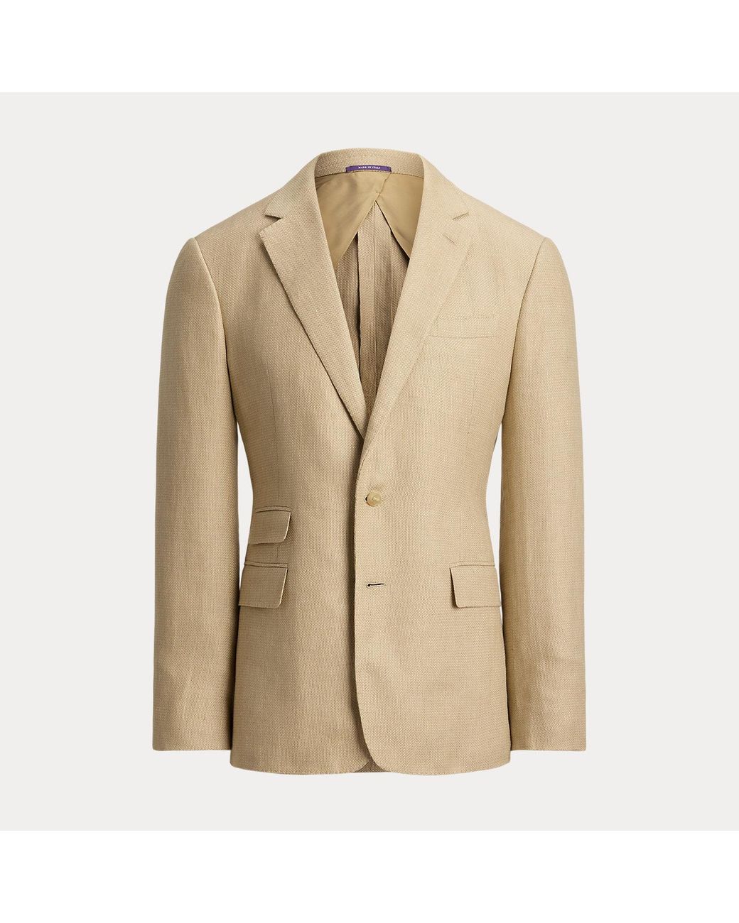 Ralph Lauren Natural Kent Hand-Tailored Twill Suit Jacket for men
