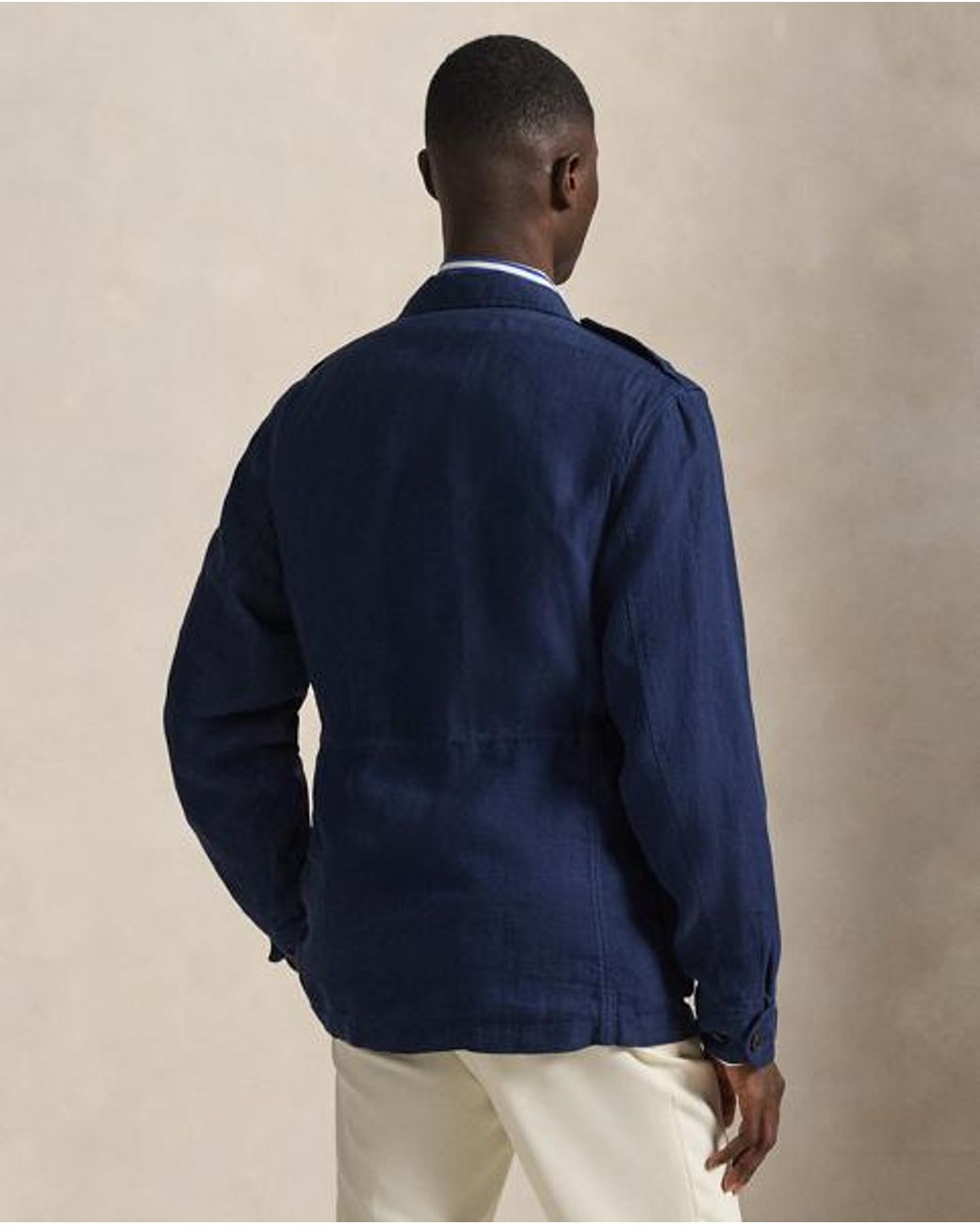 Polo Ralph Lauren Blue The Baystones Linen Field Jacket for men