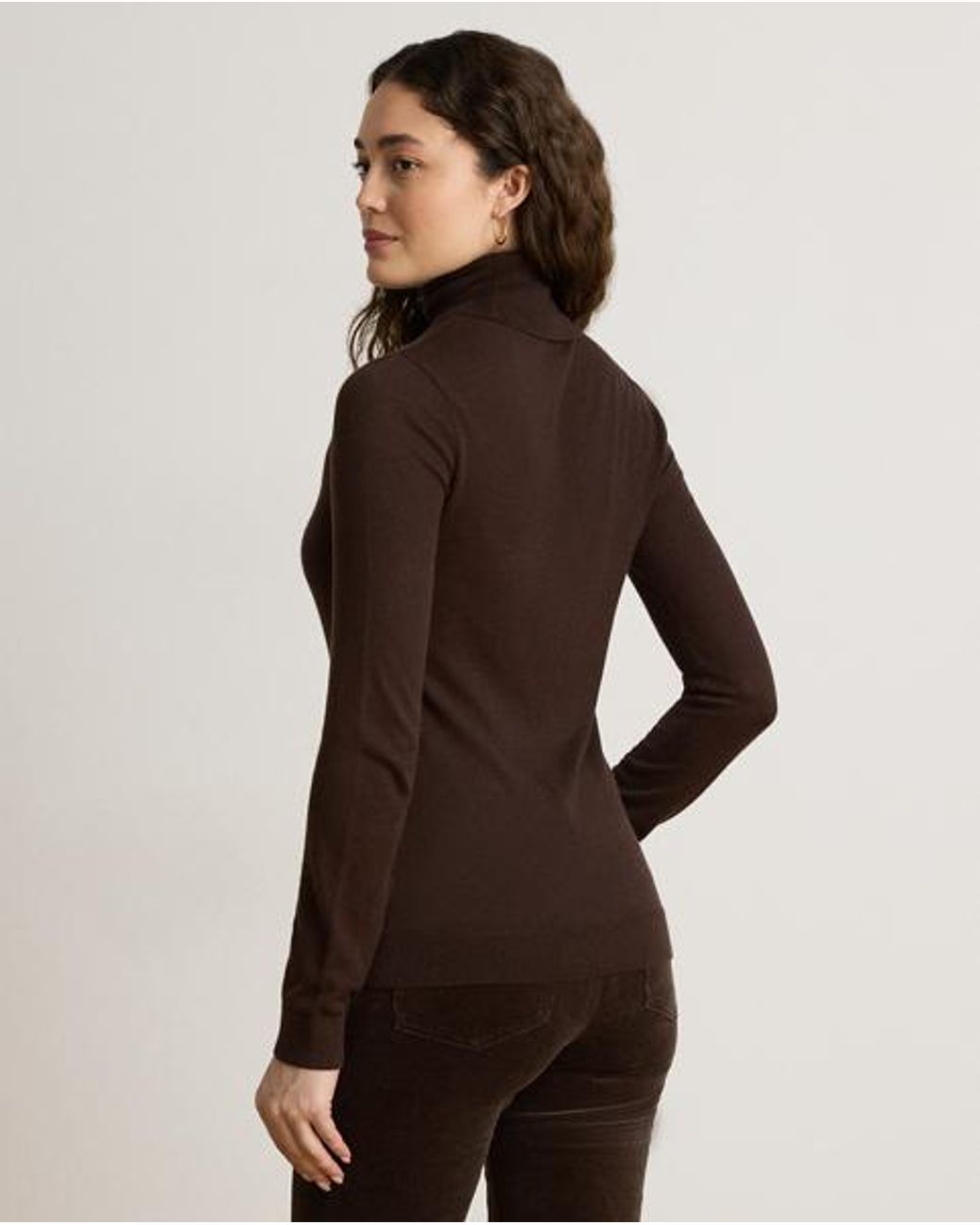 Ralph Lauren Black Roll Neck Jumper