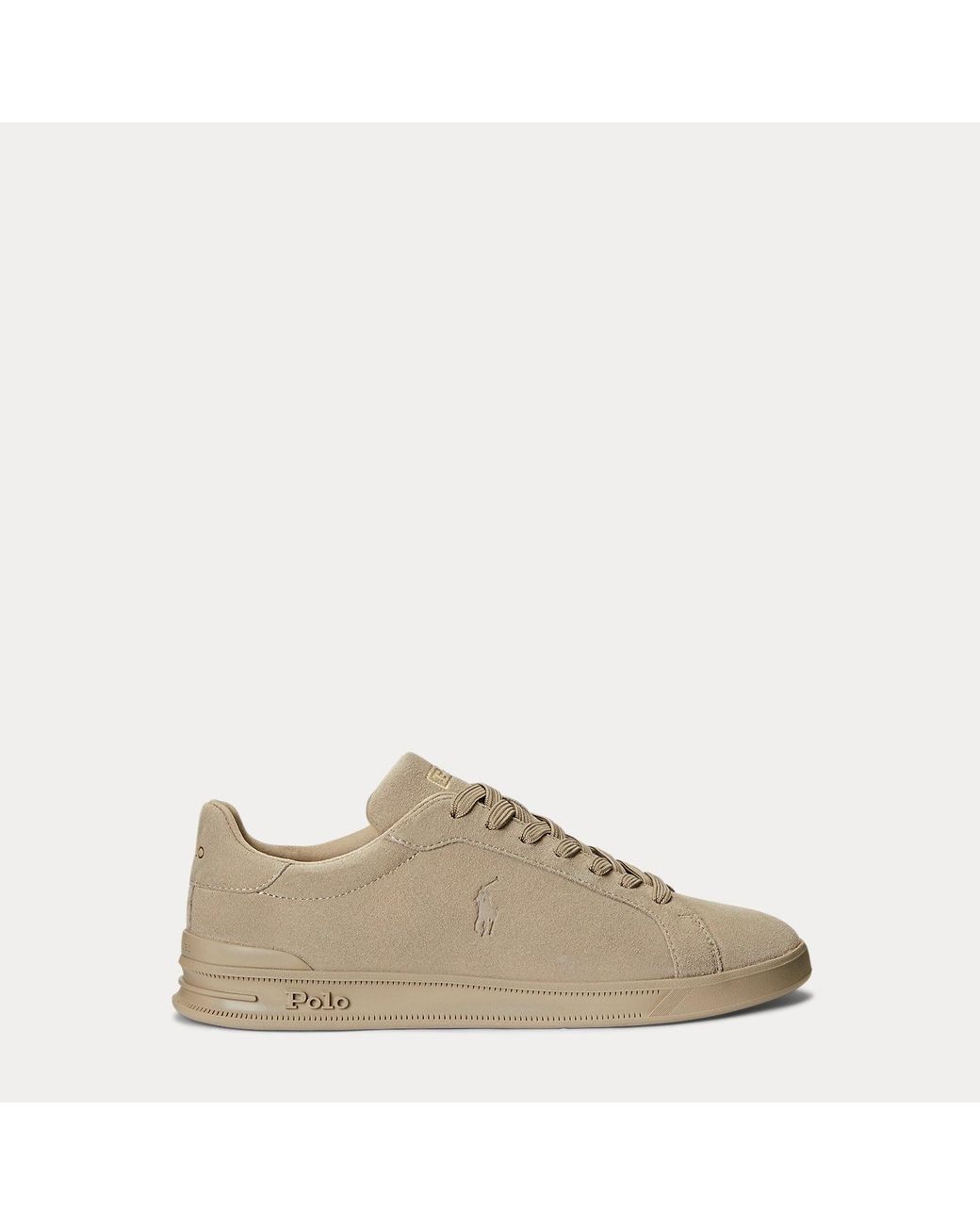 Polo Ralph Lauren Blue Heritage Court Ii Suede Trainer for men
