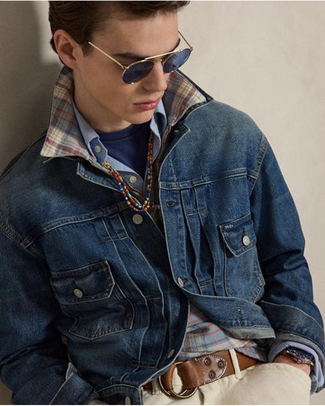 Polo Ralph Lauren Blue Denim Trucker Jacket for men