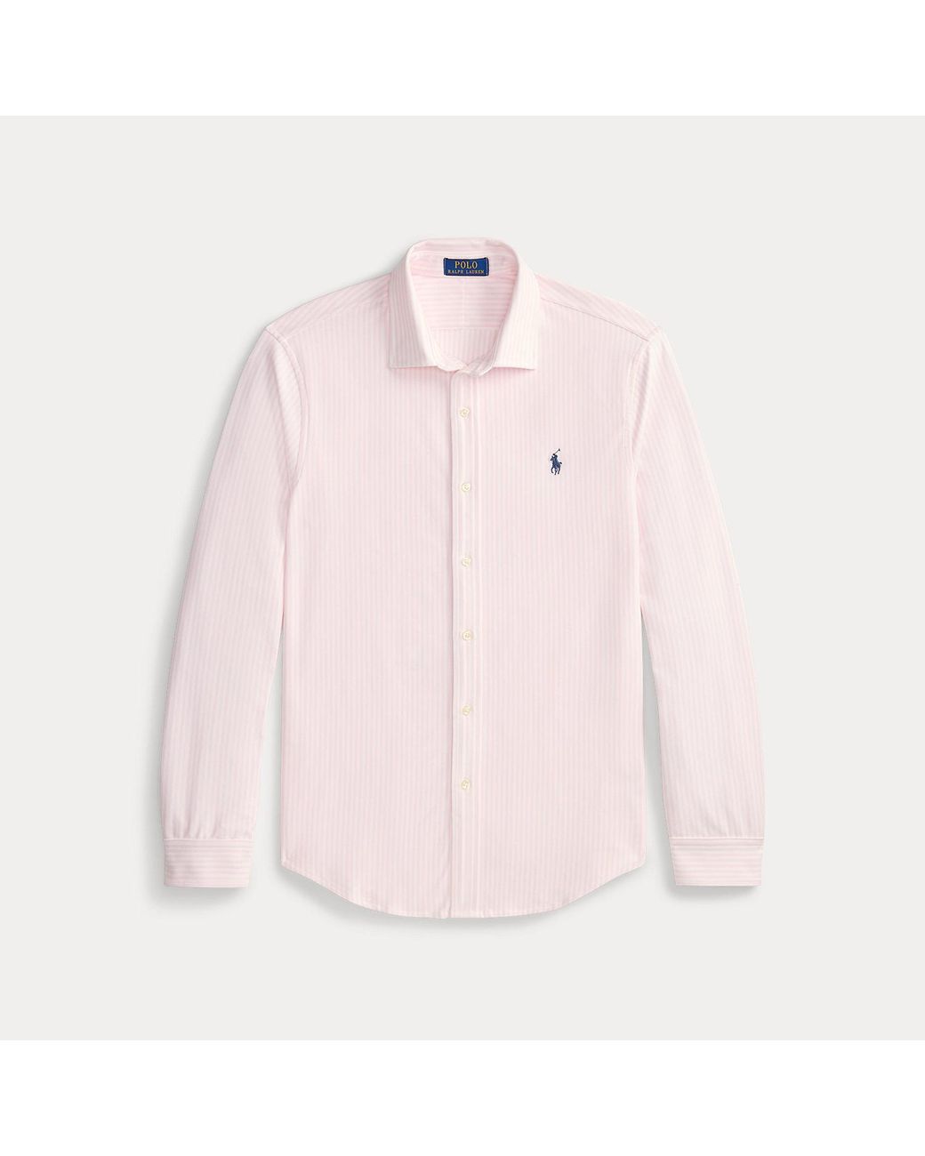 Polo Ralph Lauren Natural Striped Stretch Knit Oxford Shirt for men