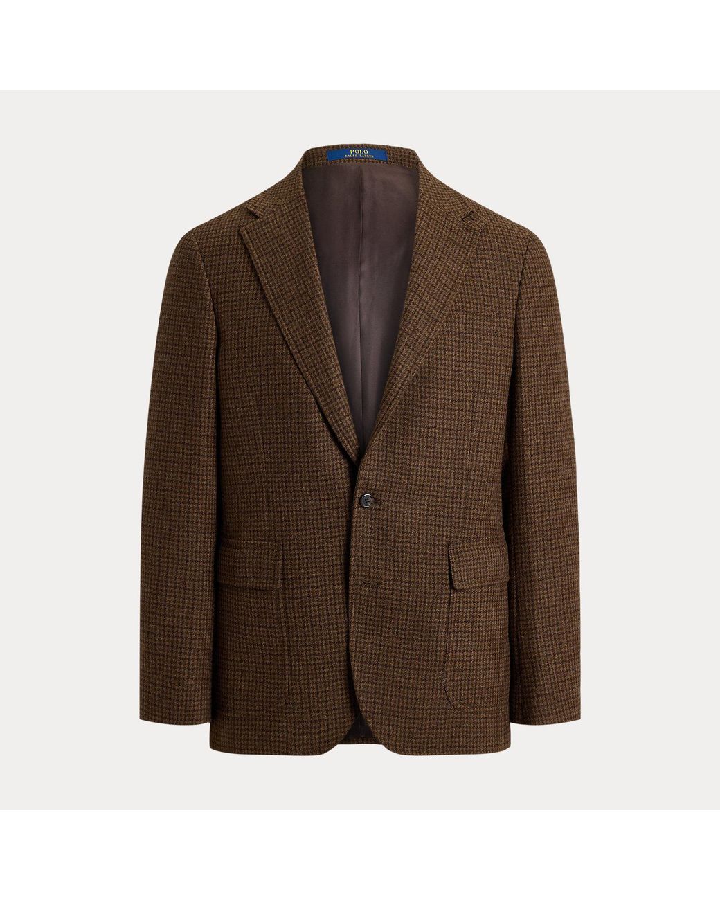Polo Ralph Lauren Brown Polo Modern Fit Plaid Blazer for men