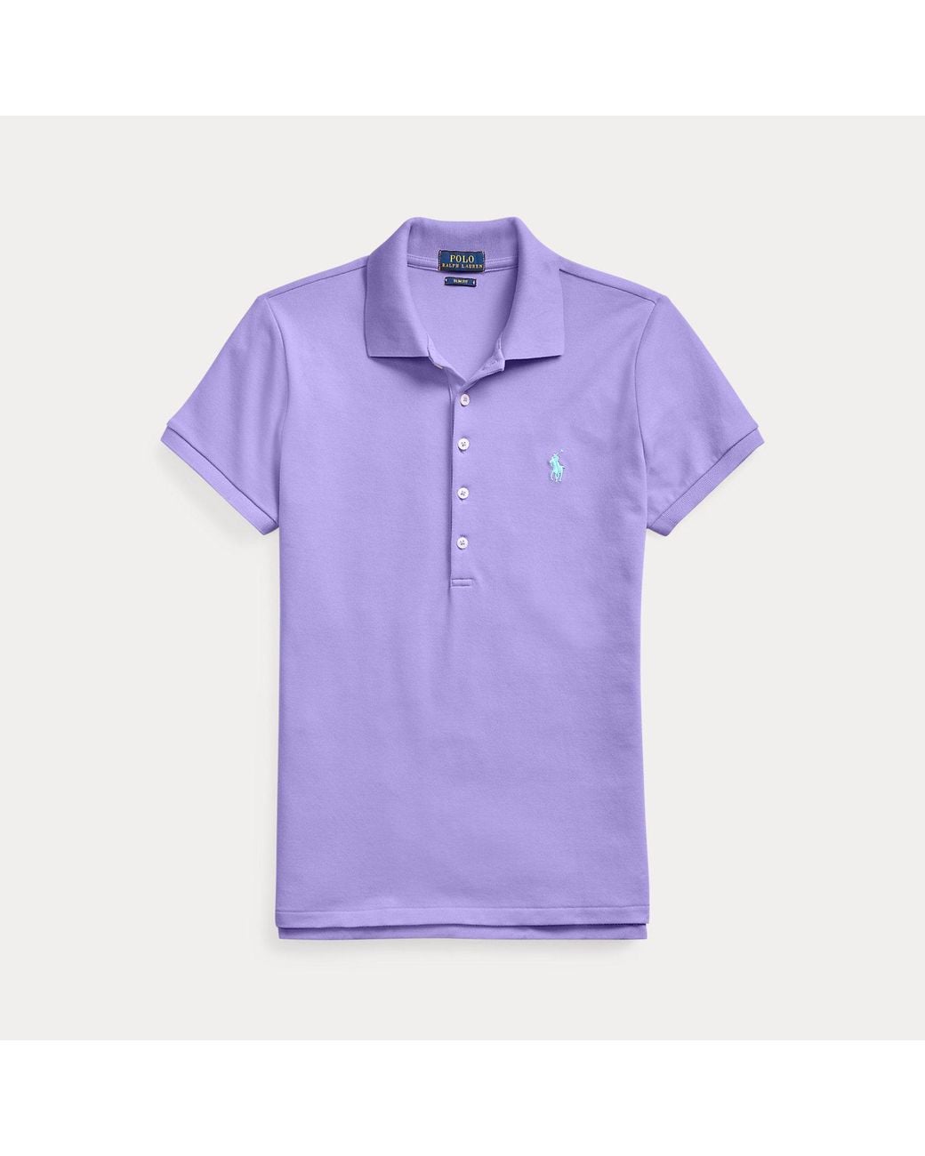 Polo Ralph Lauren Purple Slim Fit Stretch Polo Shirt