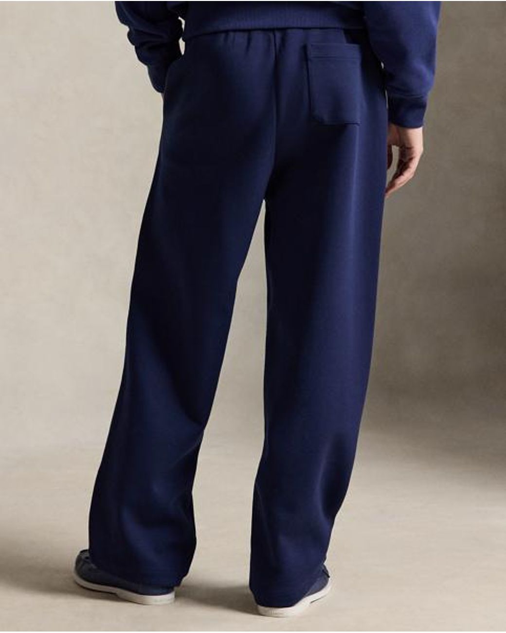 Polo Ralph Lauren Blue Relaxed Fit Double-Knit Tracksuit Bottom for men
